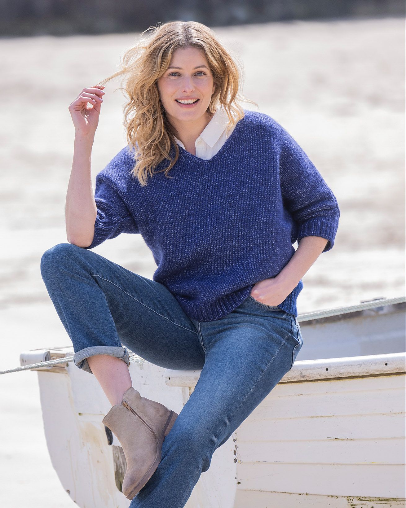 Luxe V Neck Jumper