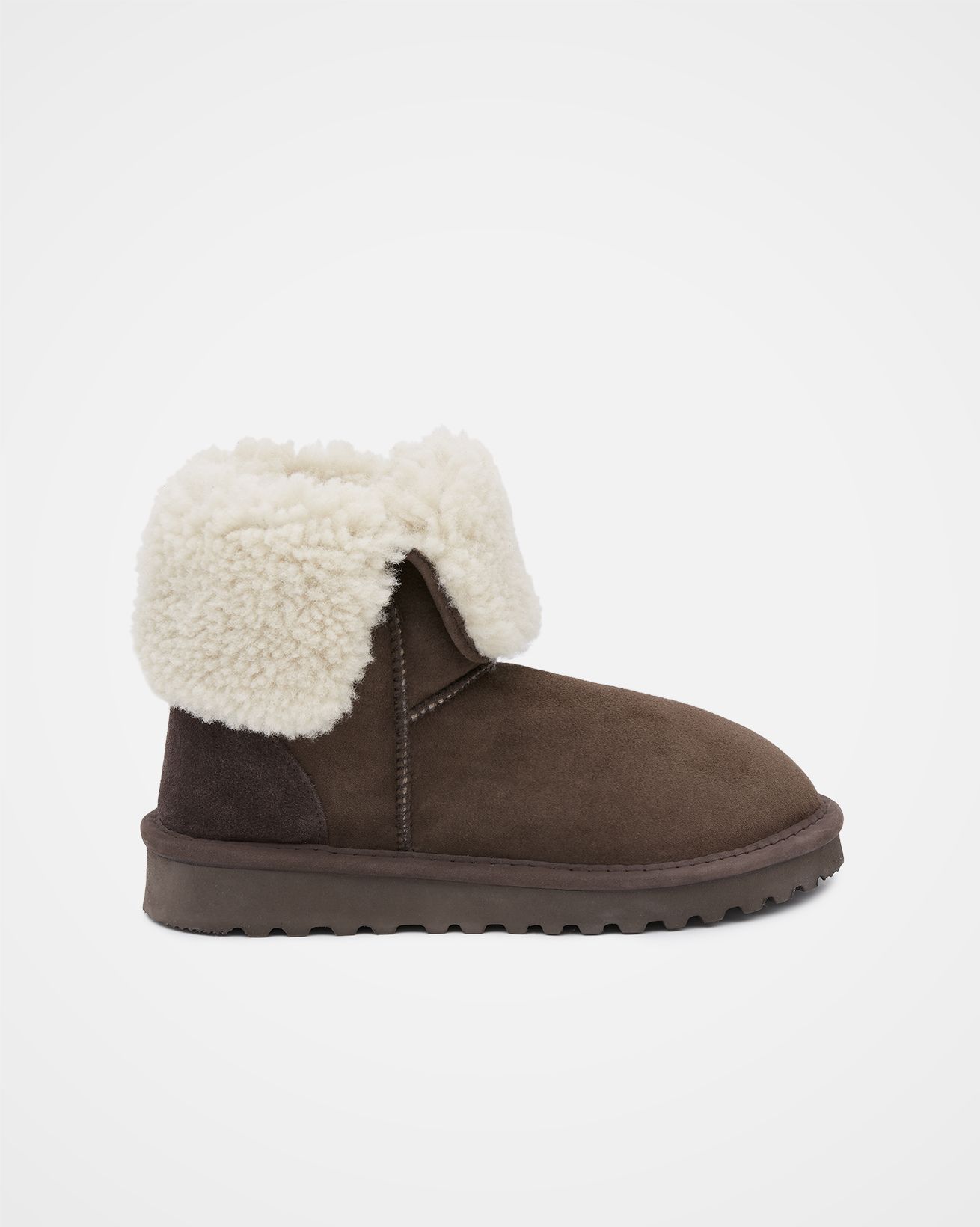 Fold Down Shearling Boots
