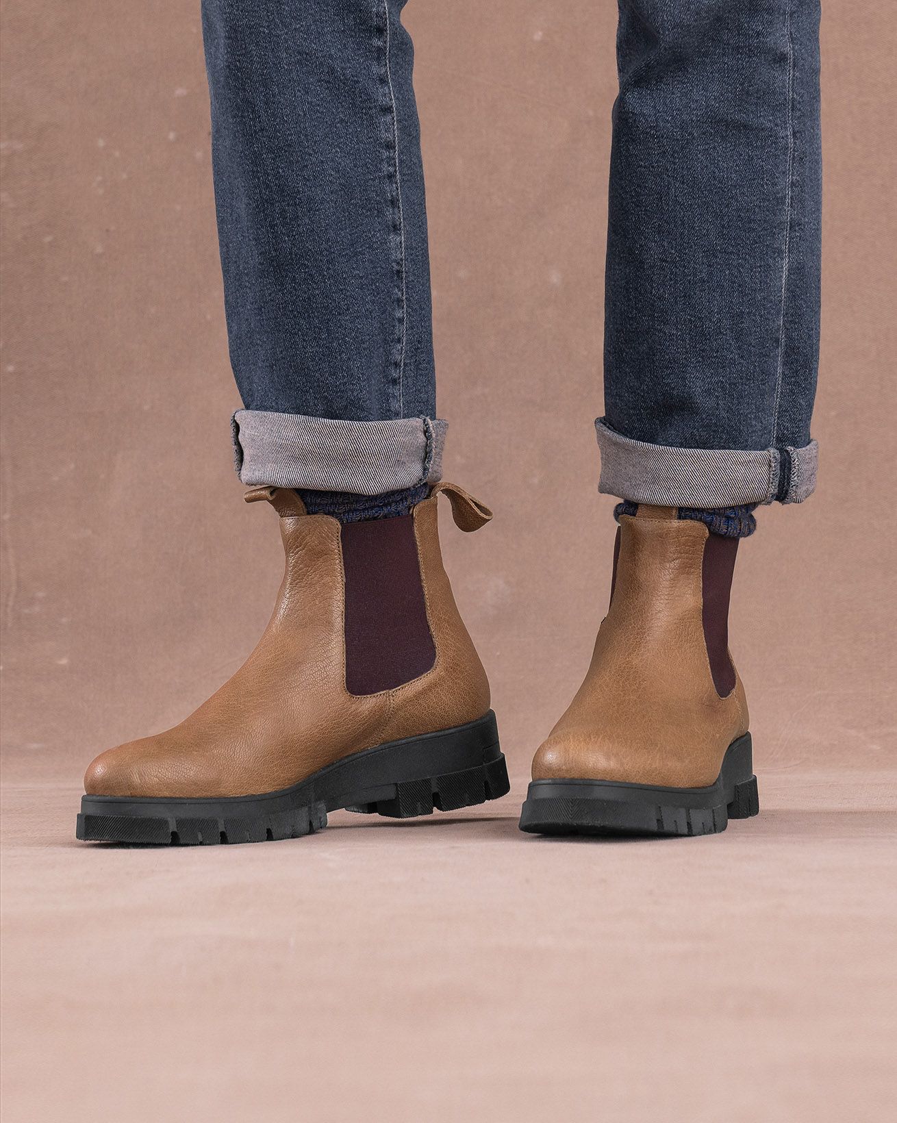 Chunky Chelsea Ankle Boots