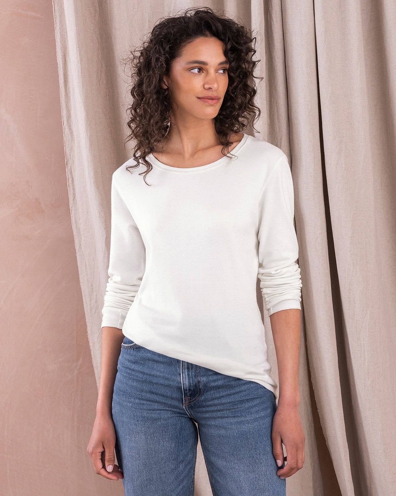 Organic Cotton Long Sleeve T Shirt