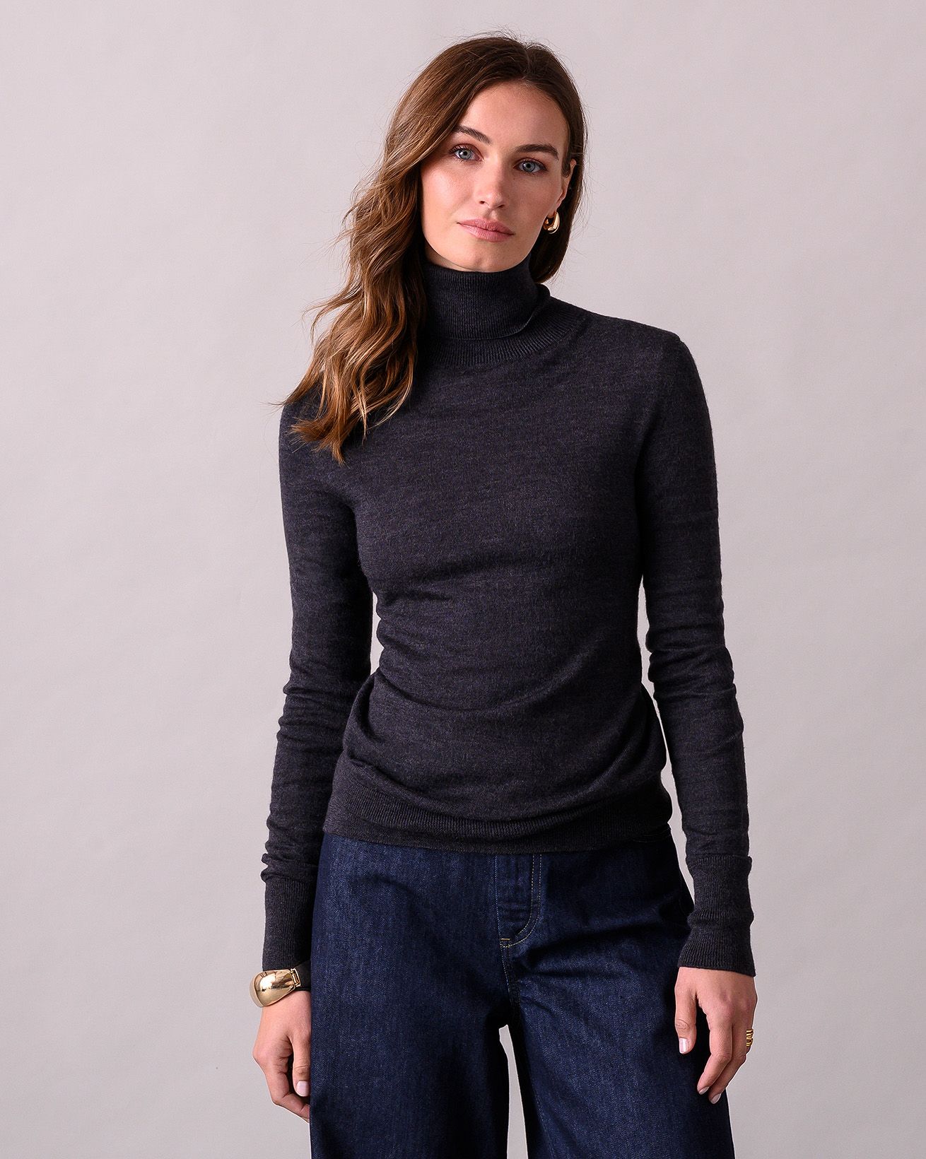 Rib Knit Turtleneck Turtleneck Top H&m Rib Knit Turtleneck - Main Image