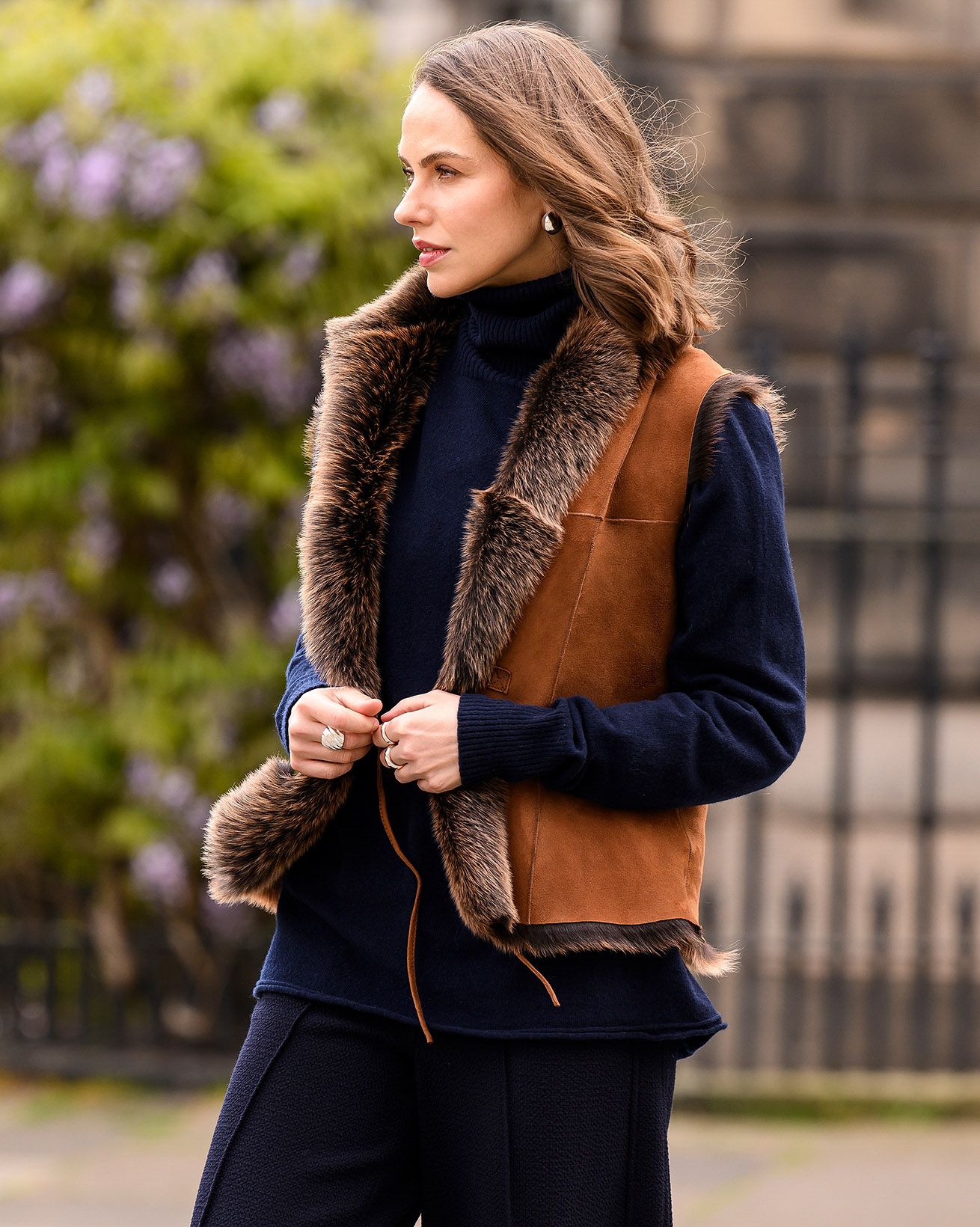 Weste aus Toskana-Schaffell