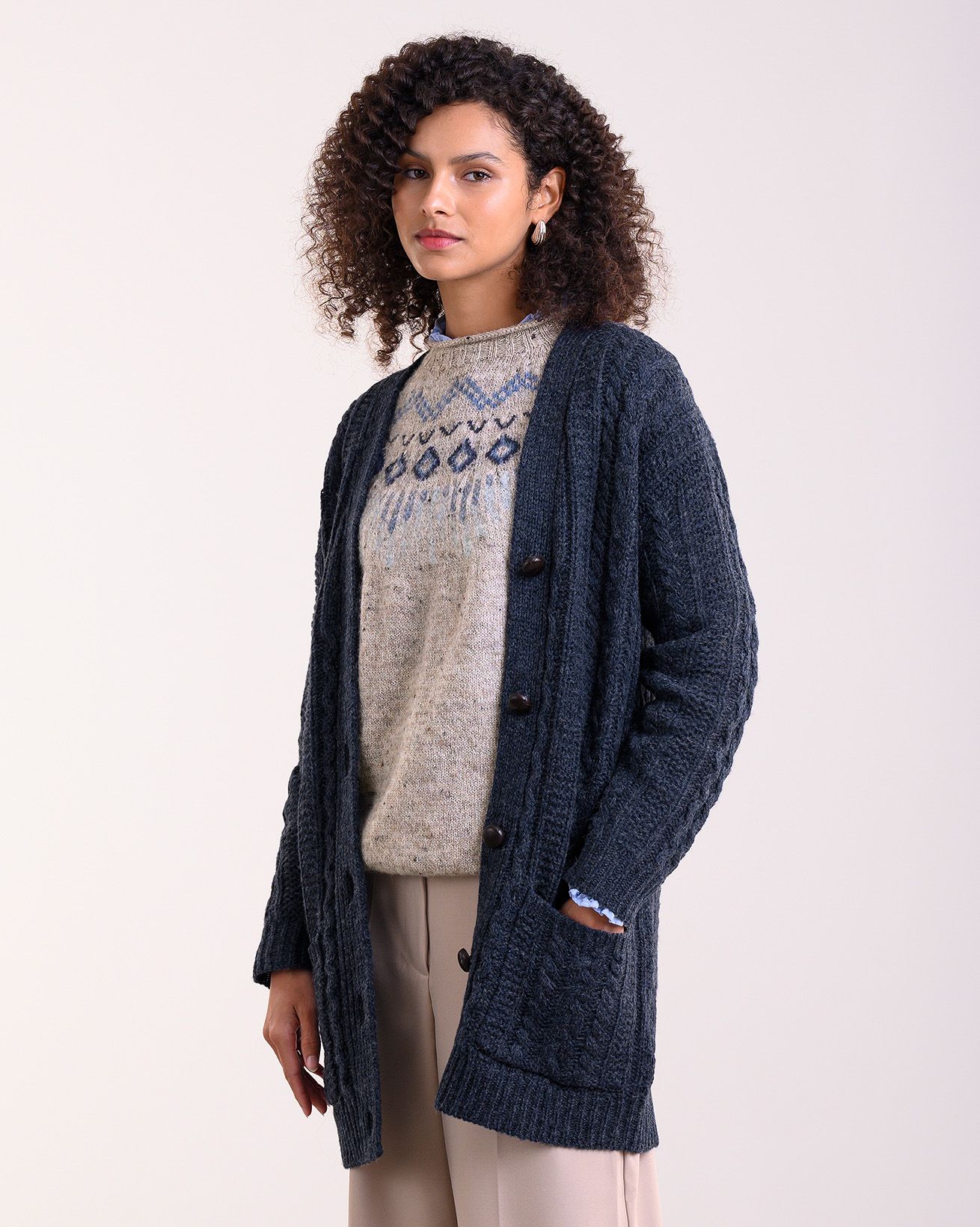 IfYou Bori Cable Cardigan main image 0