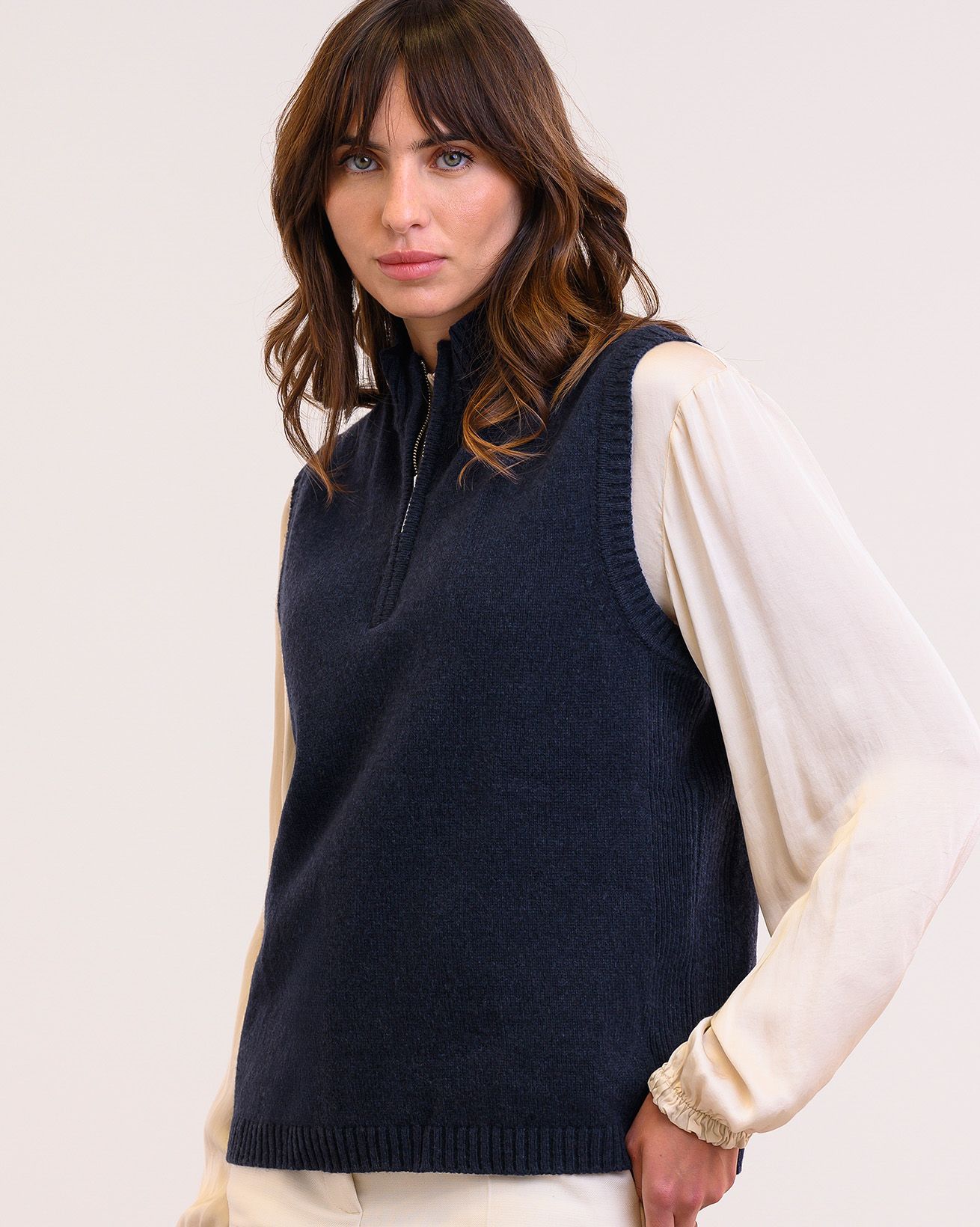 トップス STUMPSTAMP UL PULLOVER VEST Quarter Zip Sleeveless Jumper