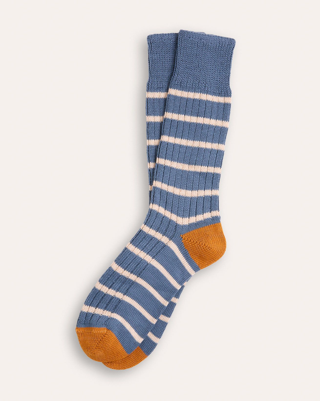 striped wool dress socks Boardroom Socks Striped Merino Wool Mid-Calf Dress Socks main image 1