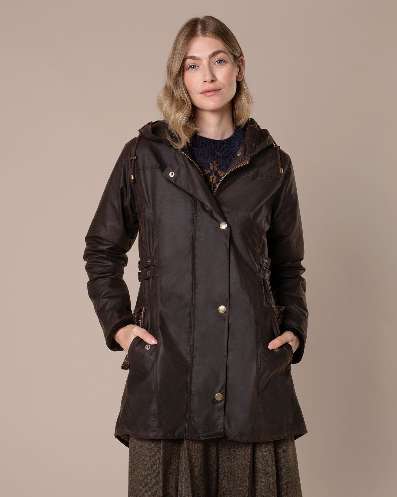 Waxed Riding Coat