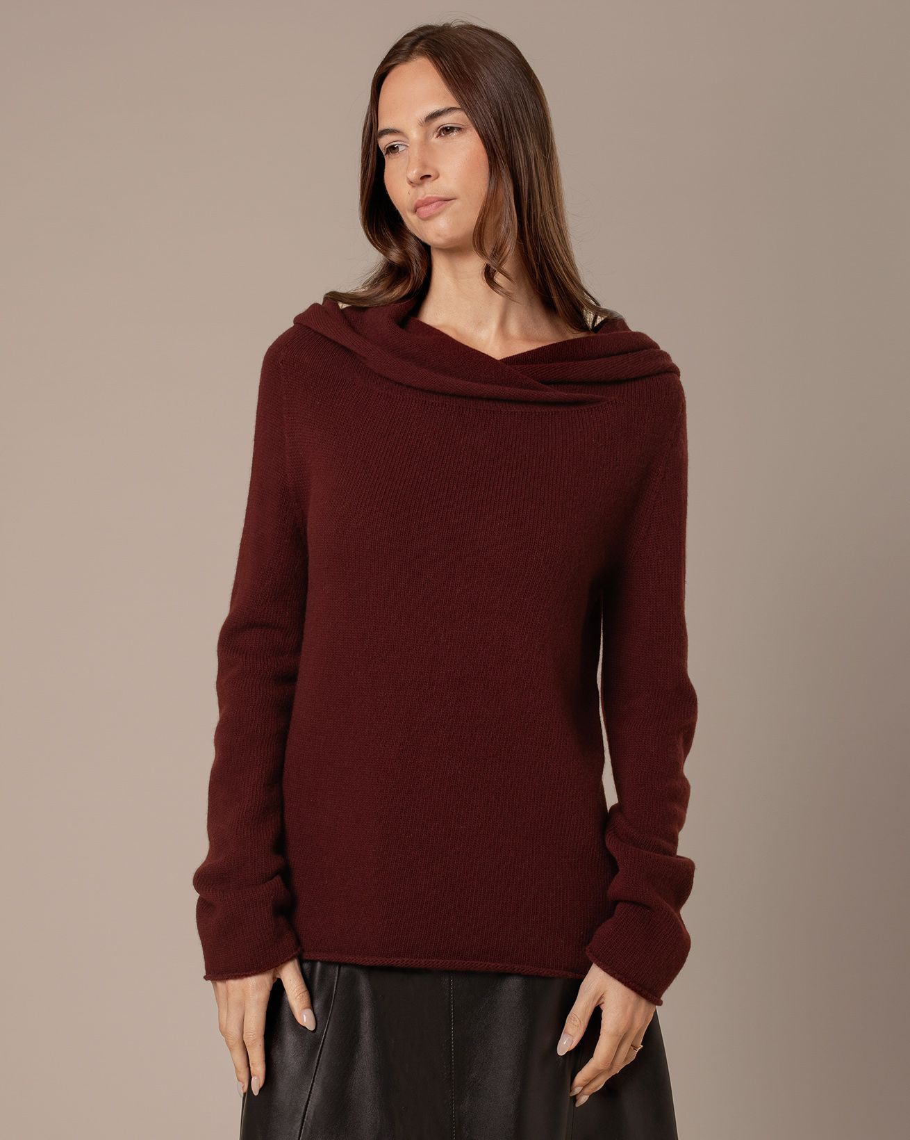 Supersoft Collared Slouch Jumper