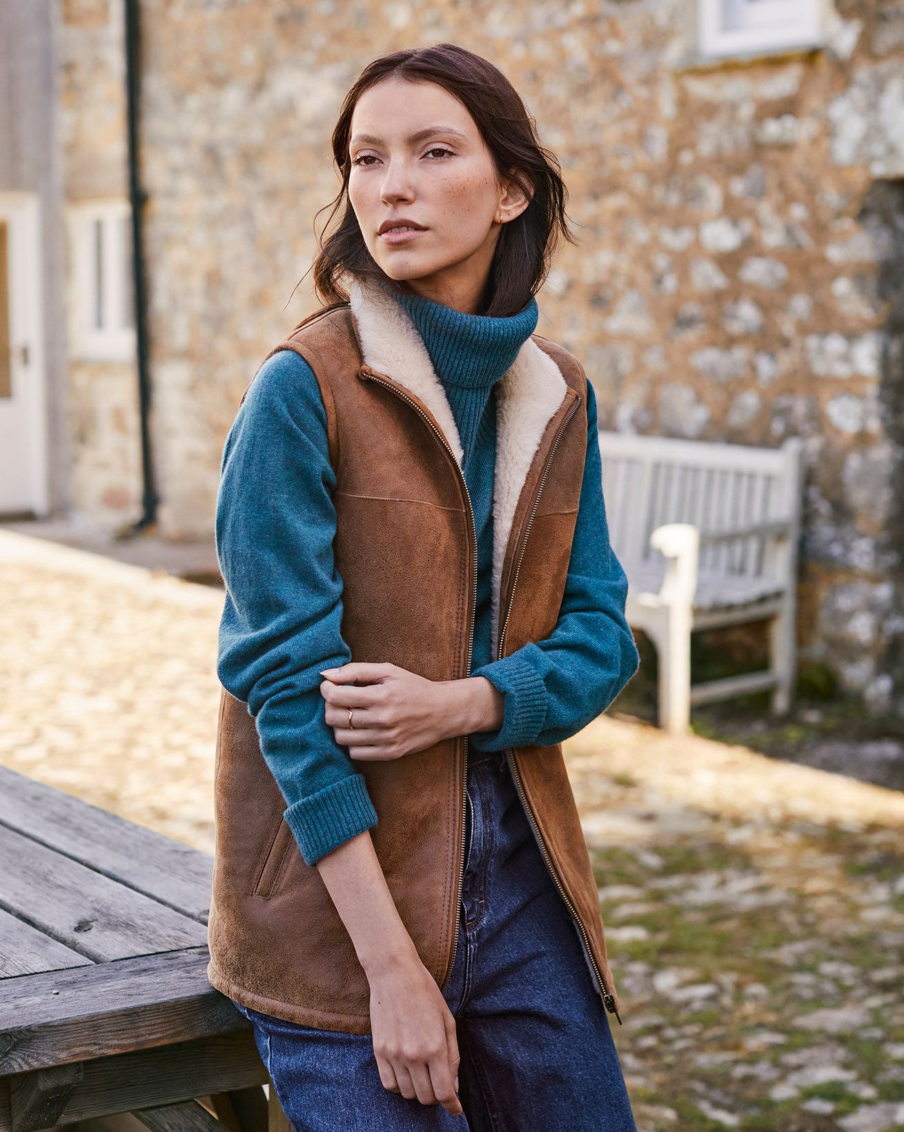 Sheepskin Bodywarmer