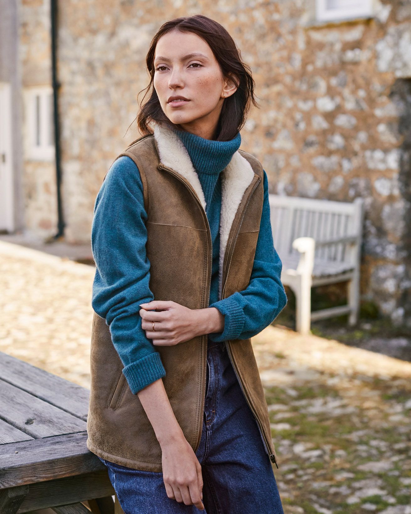 Sheepskin Bodywarmer