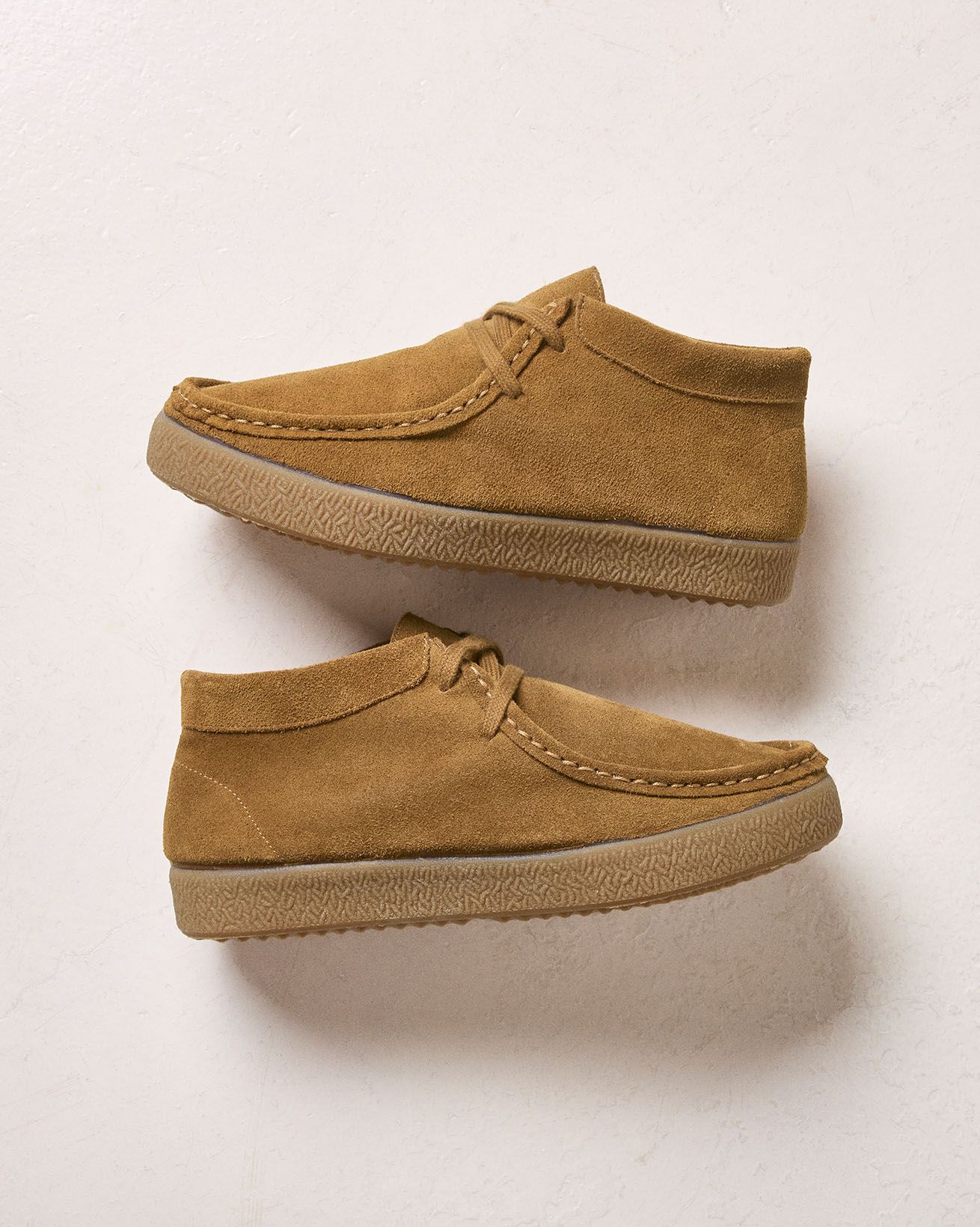 Suede Lace Up Moccasins