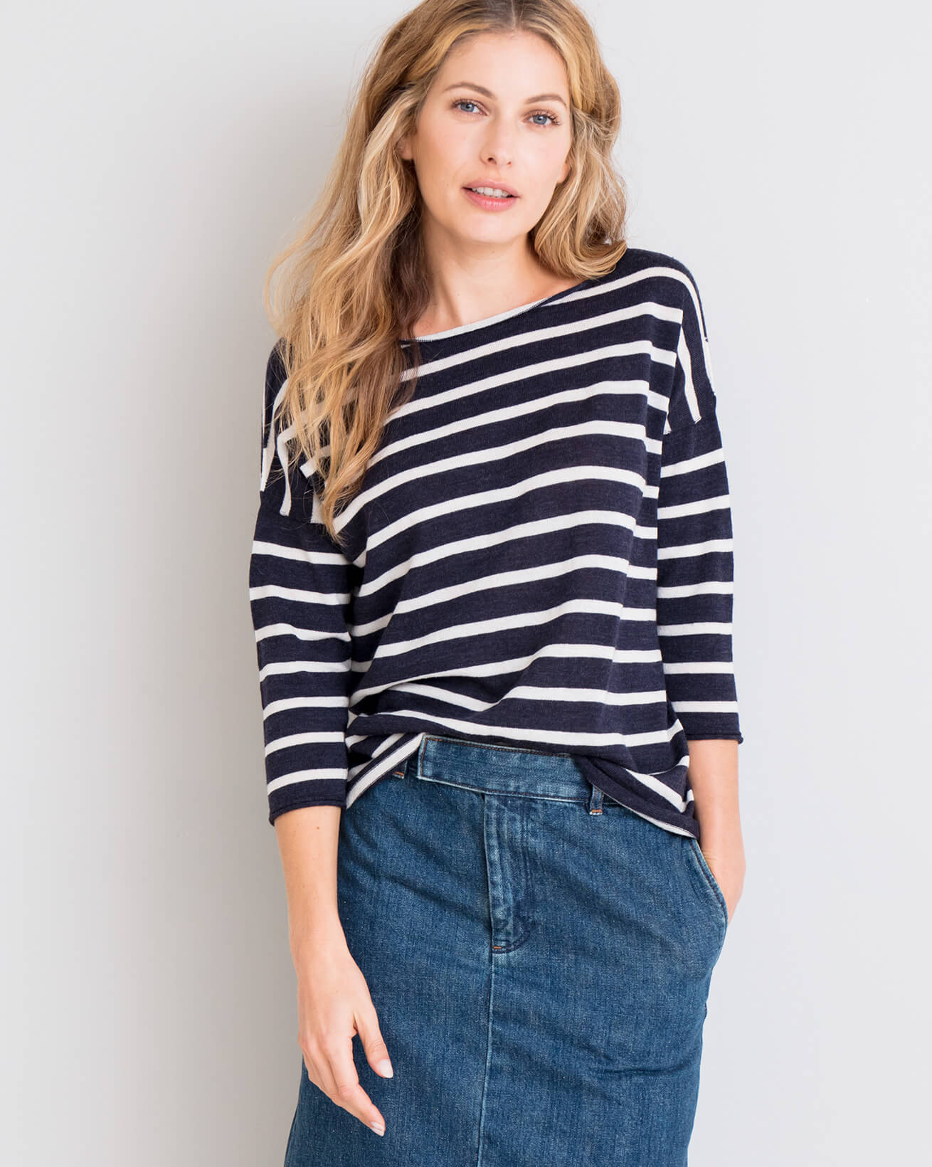 Boat Neck Merino Top