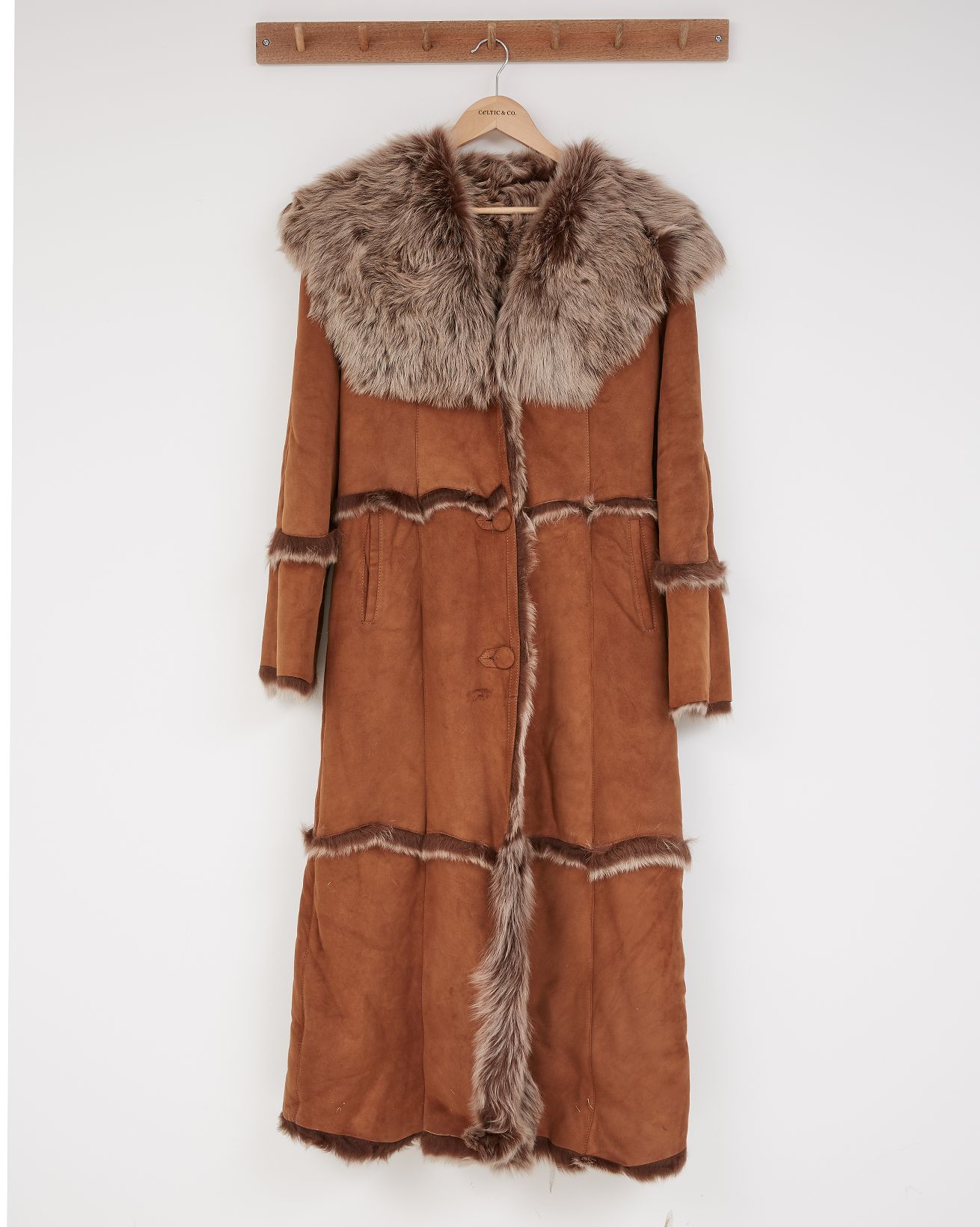 Hooded Toscana Coat / Honey / 10