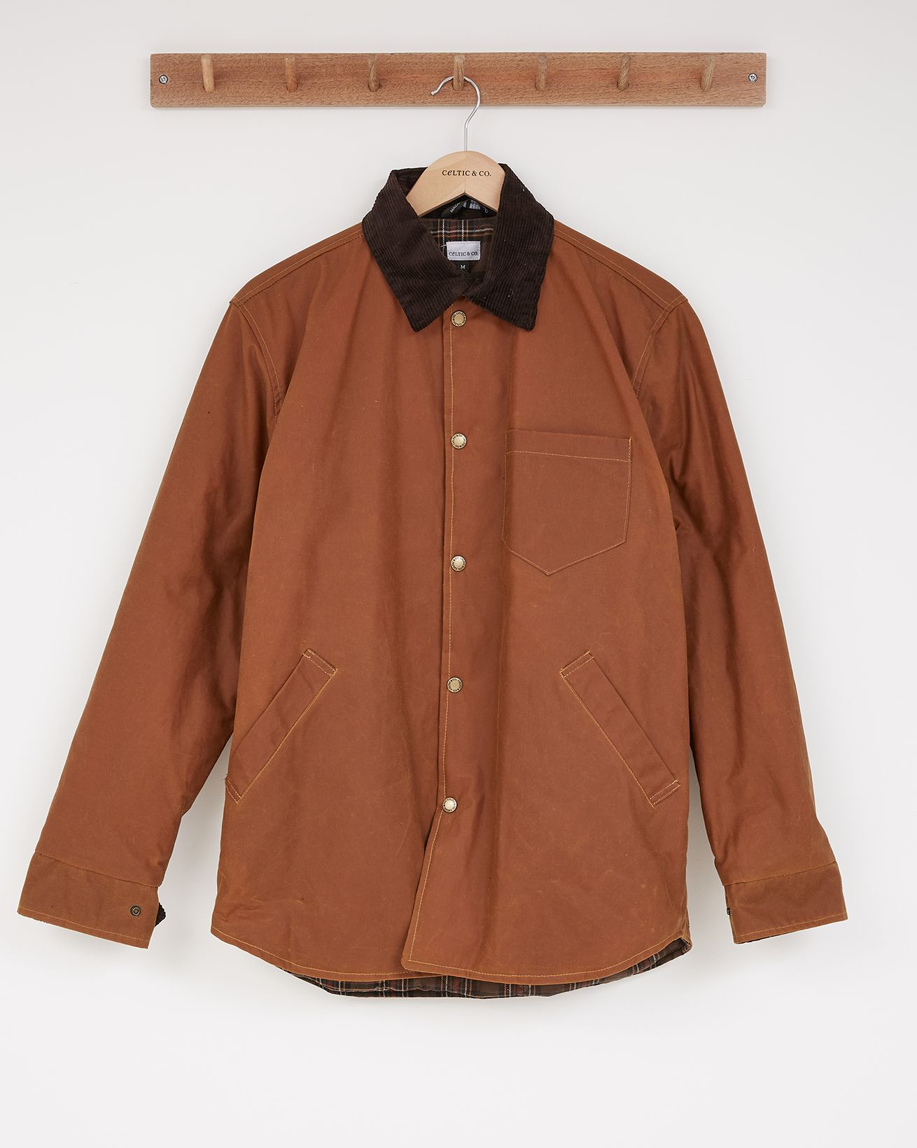 Waxed Cotton Jacket / Honey / M