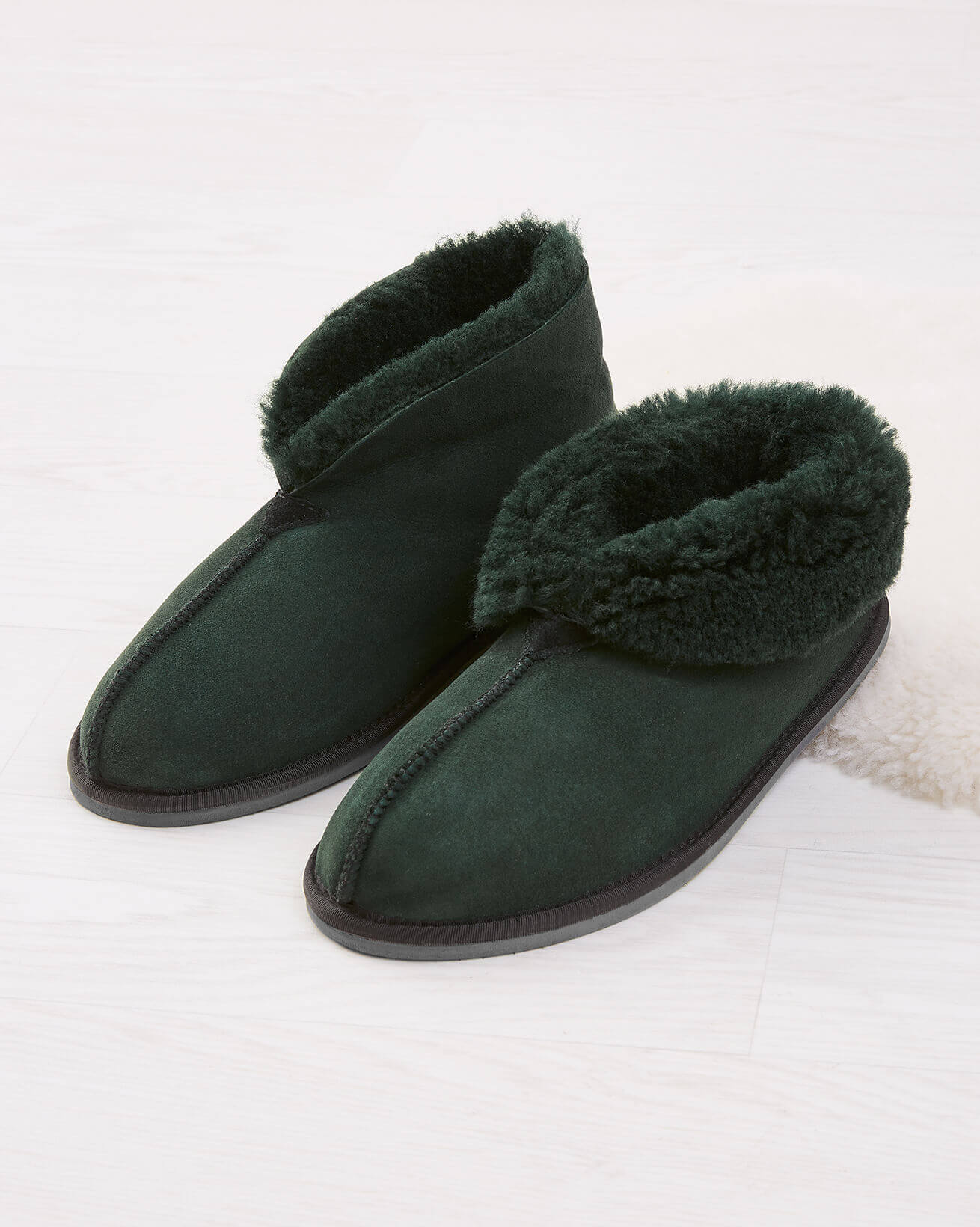 Men's Sheepskin Bootee Slippers