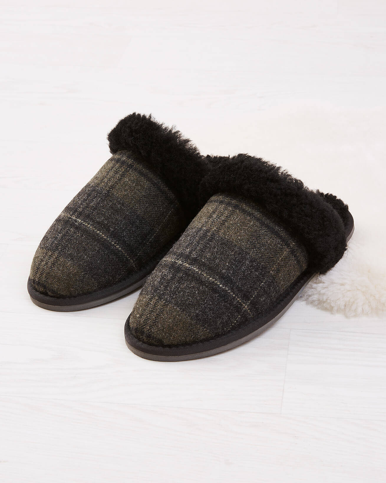 Men's Tartan Mules