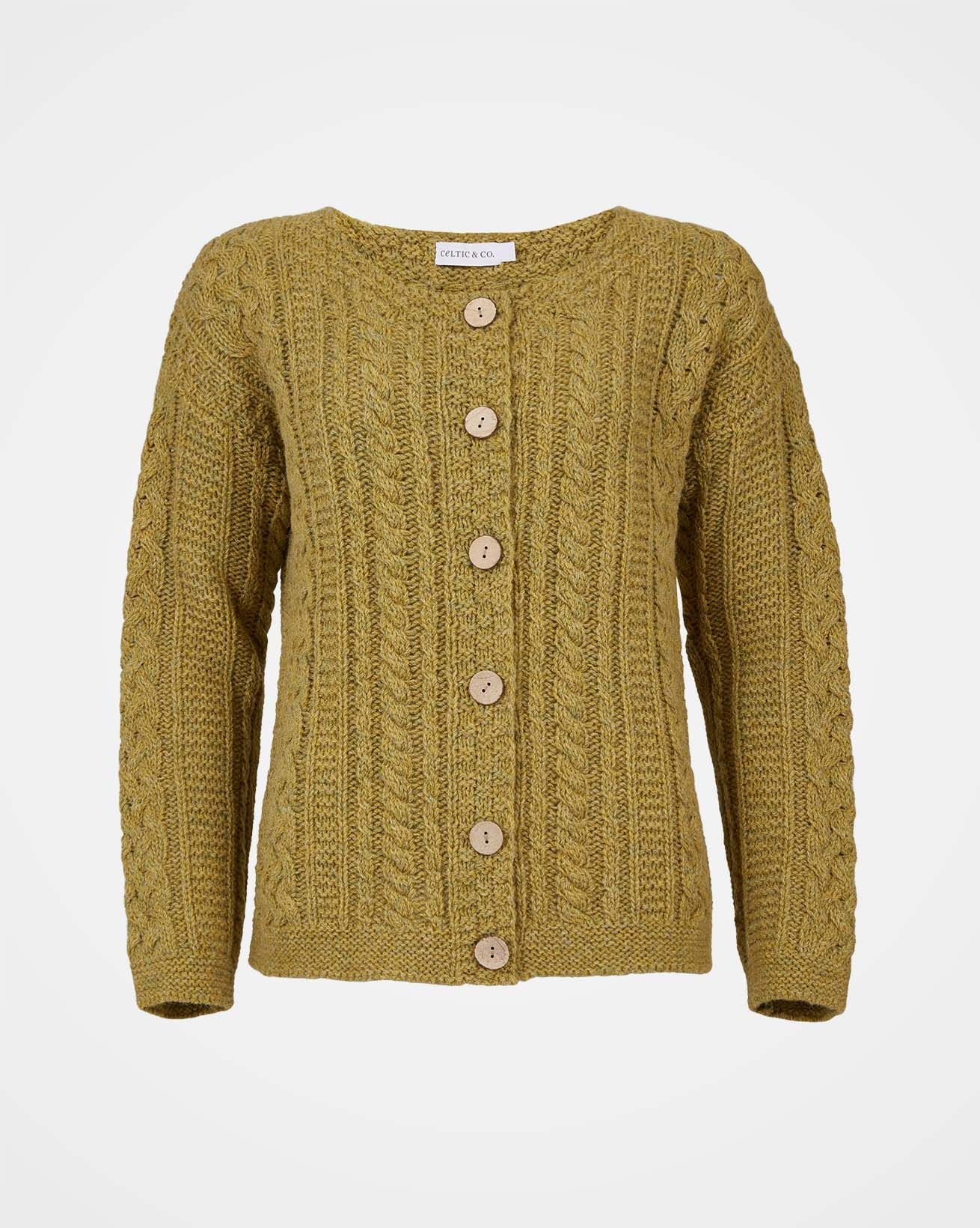 The Shetland Cardigan / Fennel / S