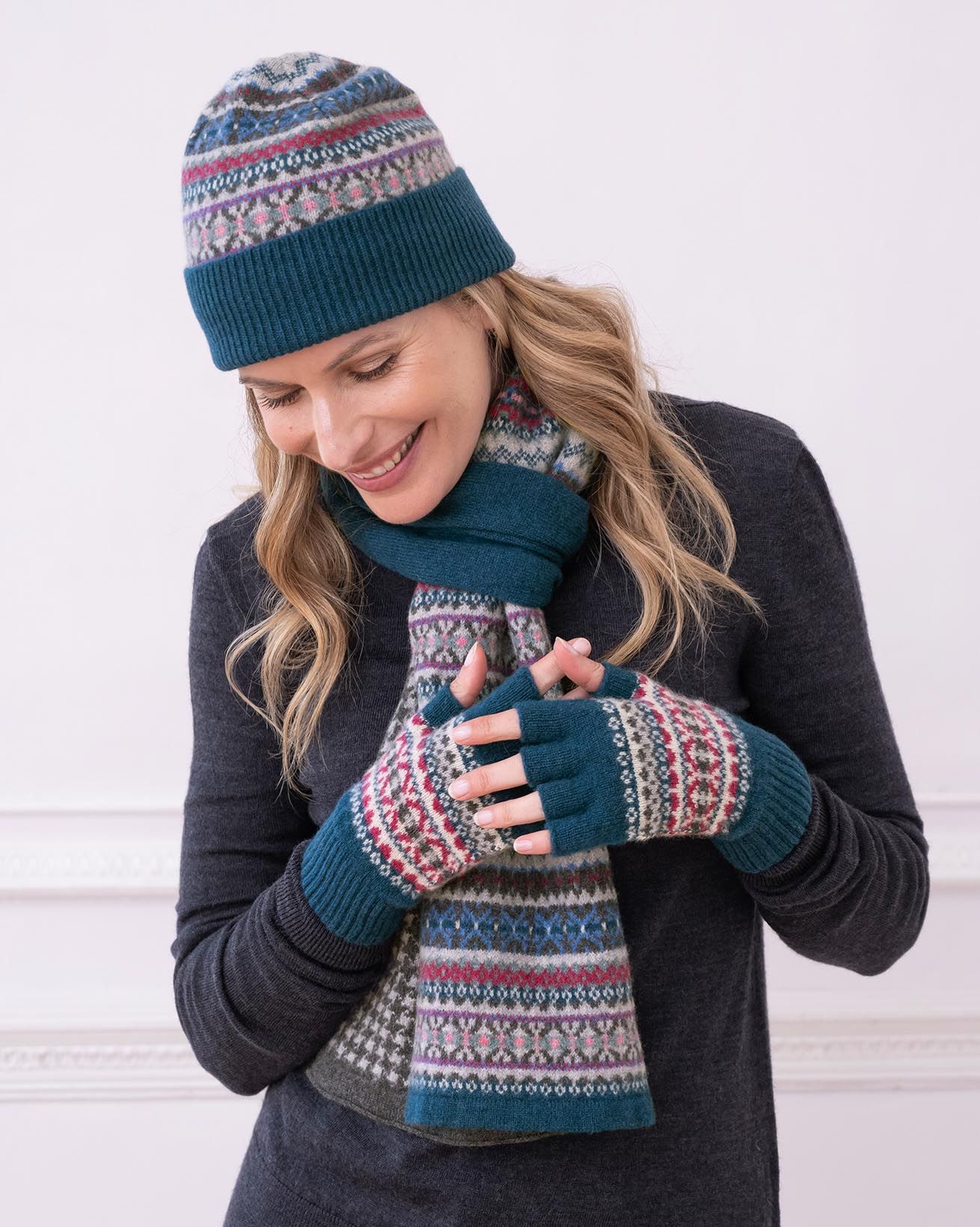 Lambswool Fair Isle Beanie