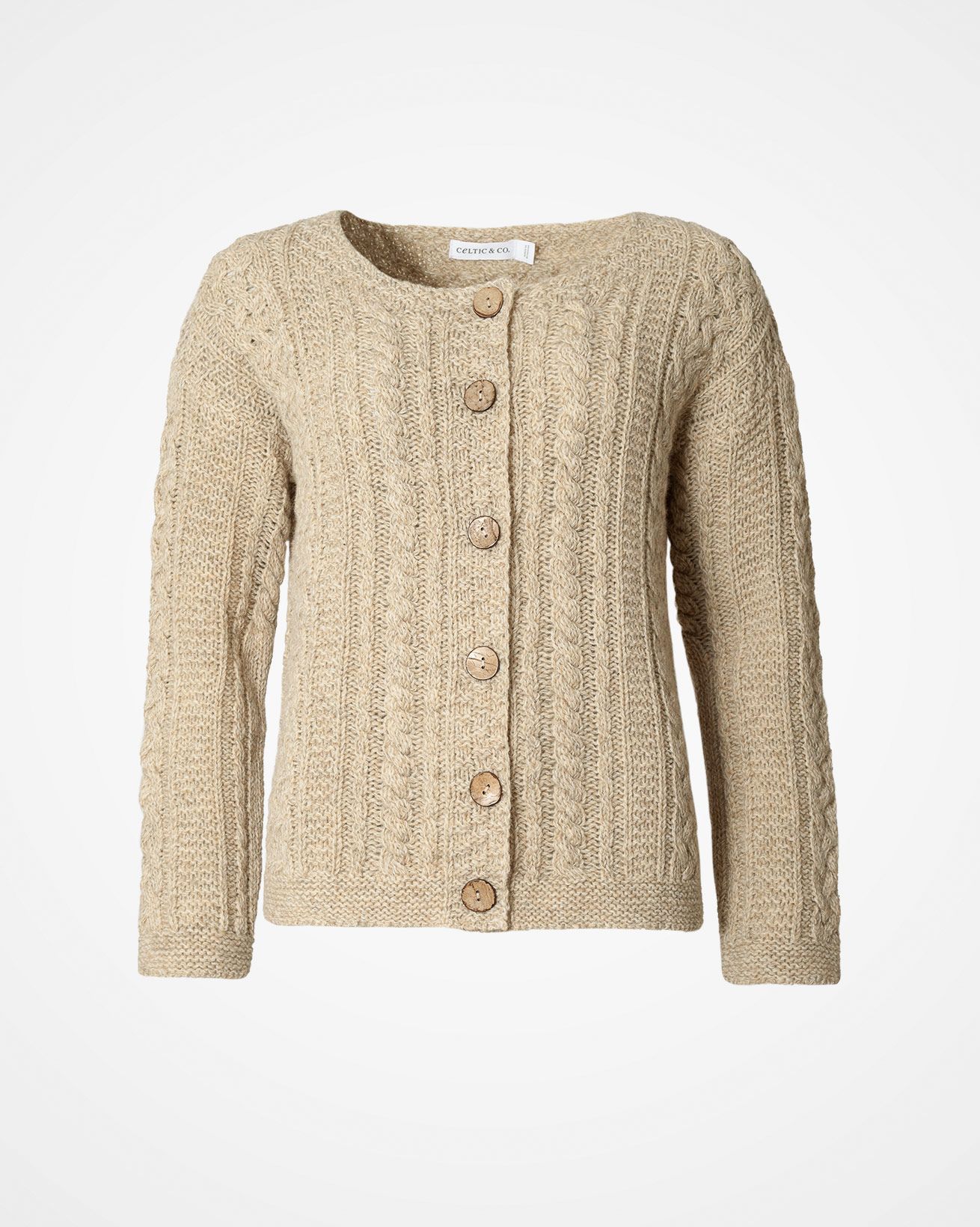 The Shetland Cardigan / Oatmeal / S