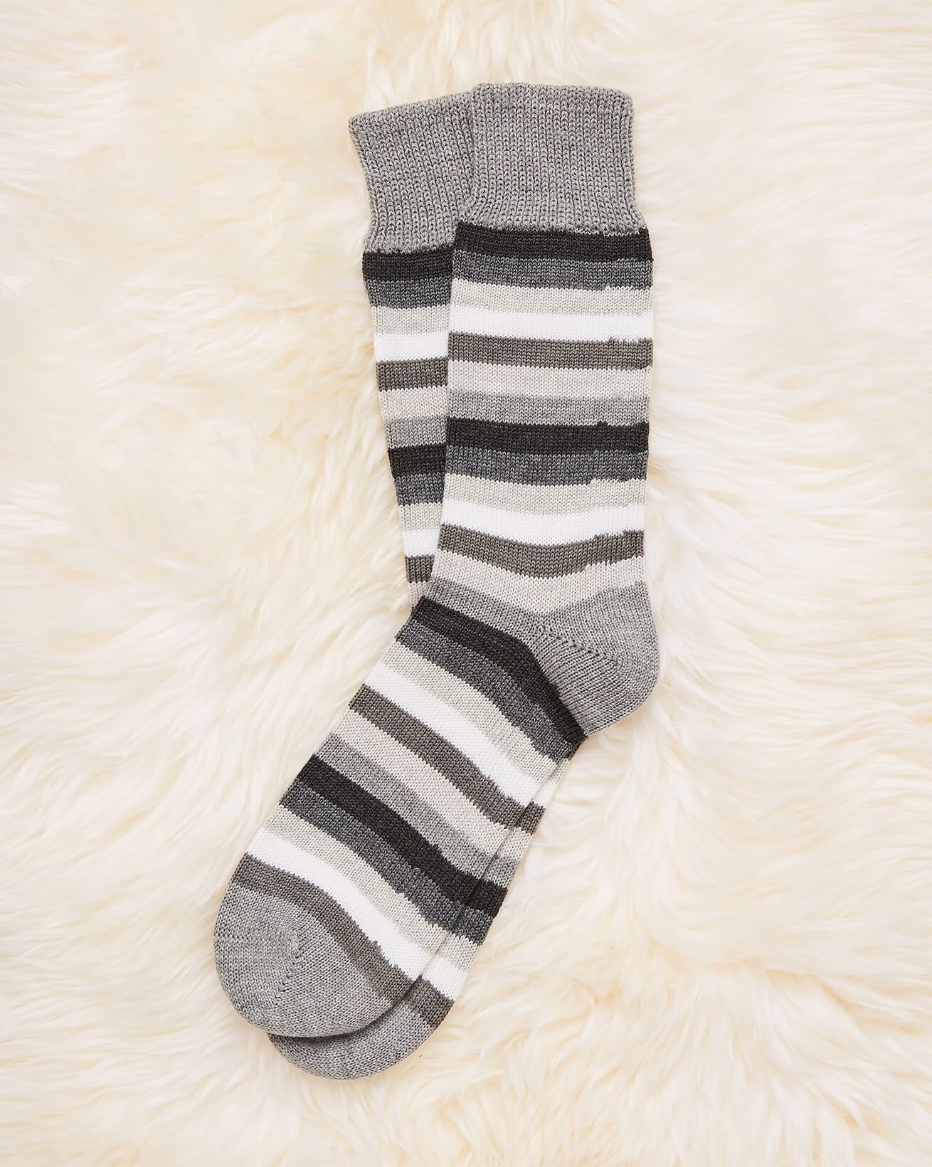 Men's Merino Cotton Stripe Sock