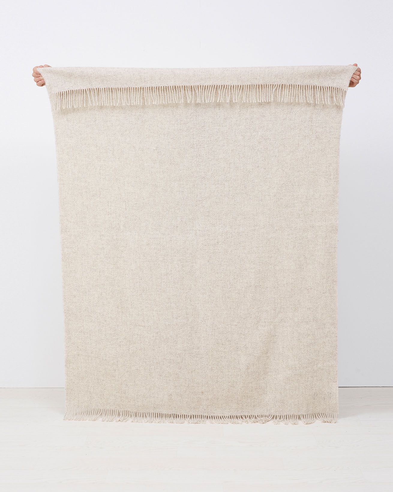 Pure Wool Undyed Throw
