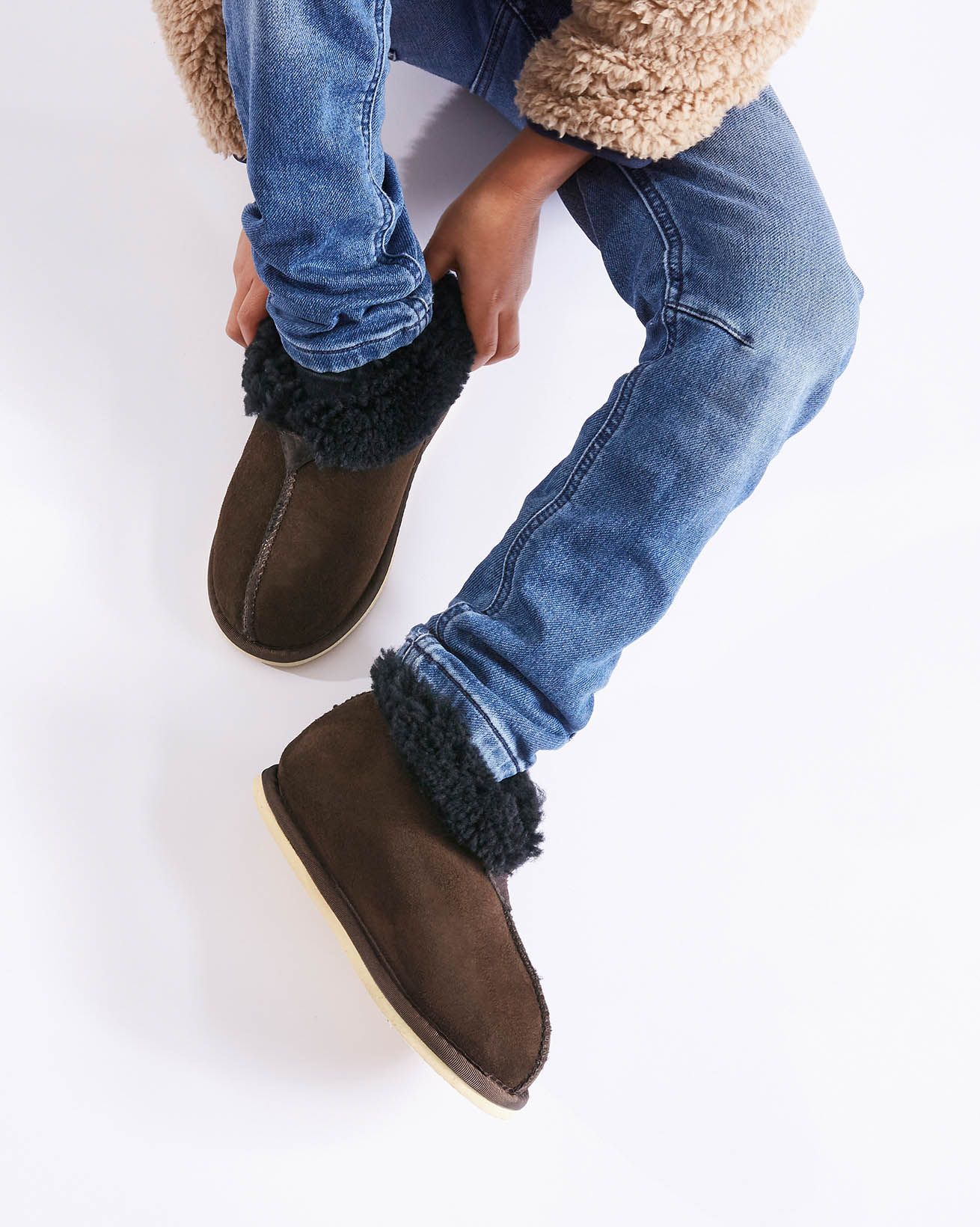 Kids' Sheepskin Slippers - Bootees