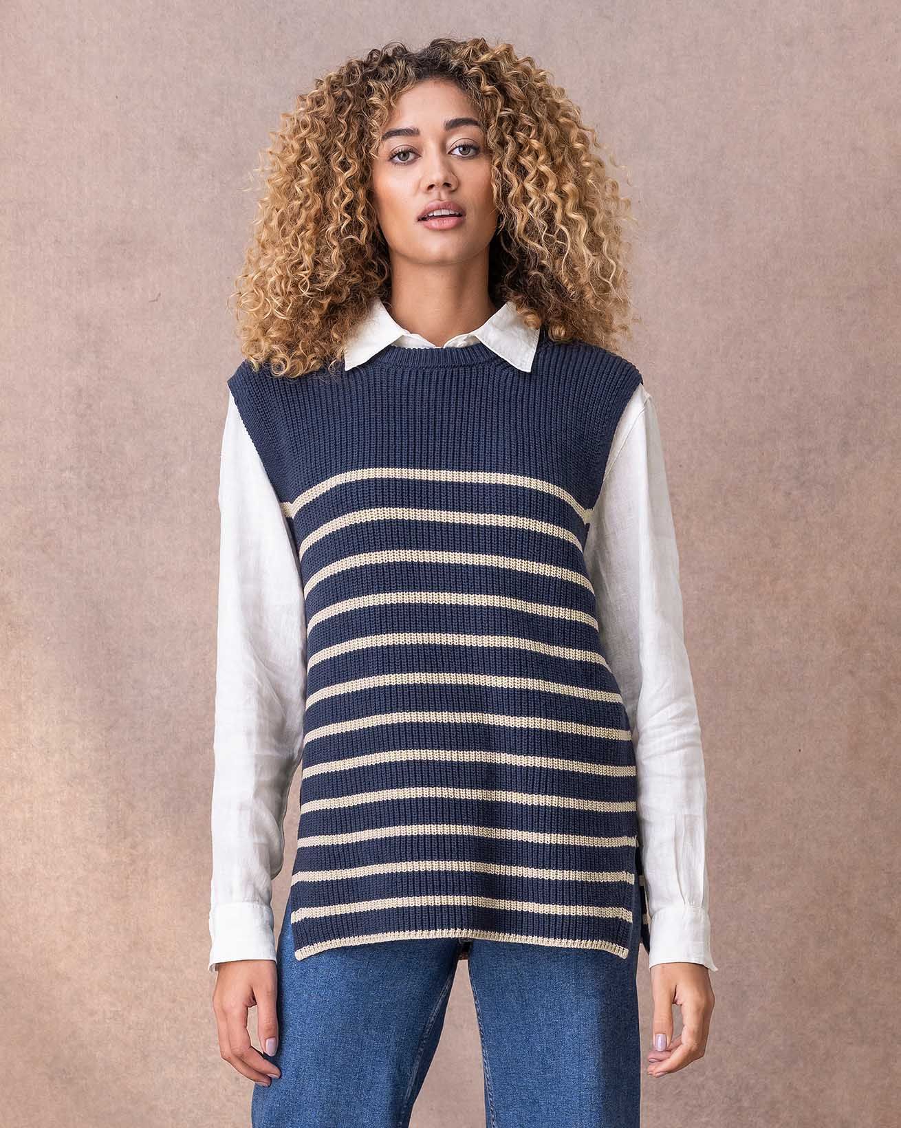 Sleeveless Knitted Tank Top
