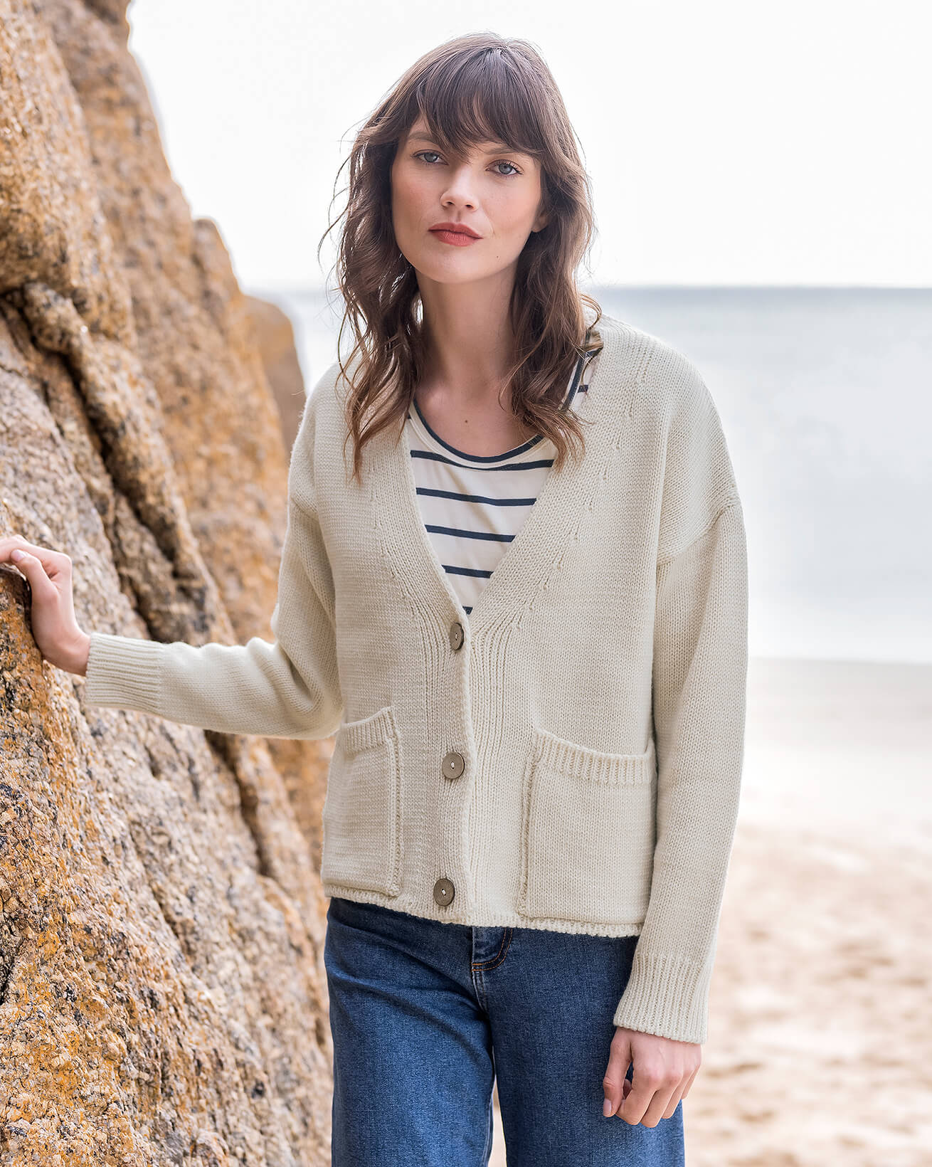 Merino V Neck Cardigan