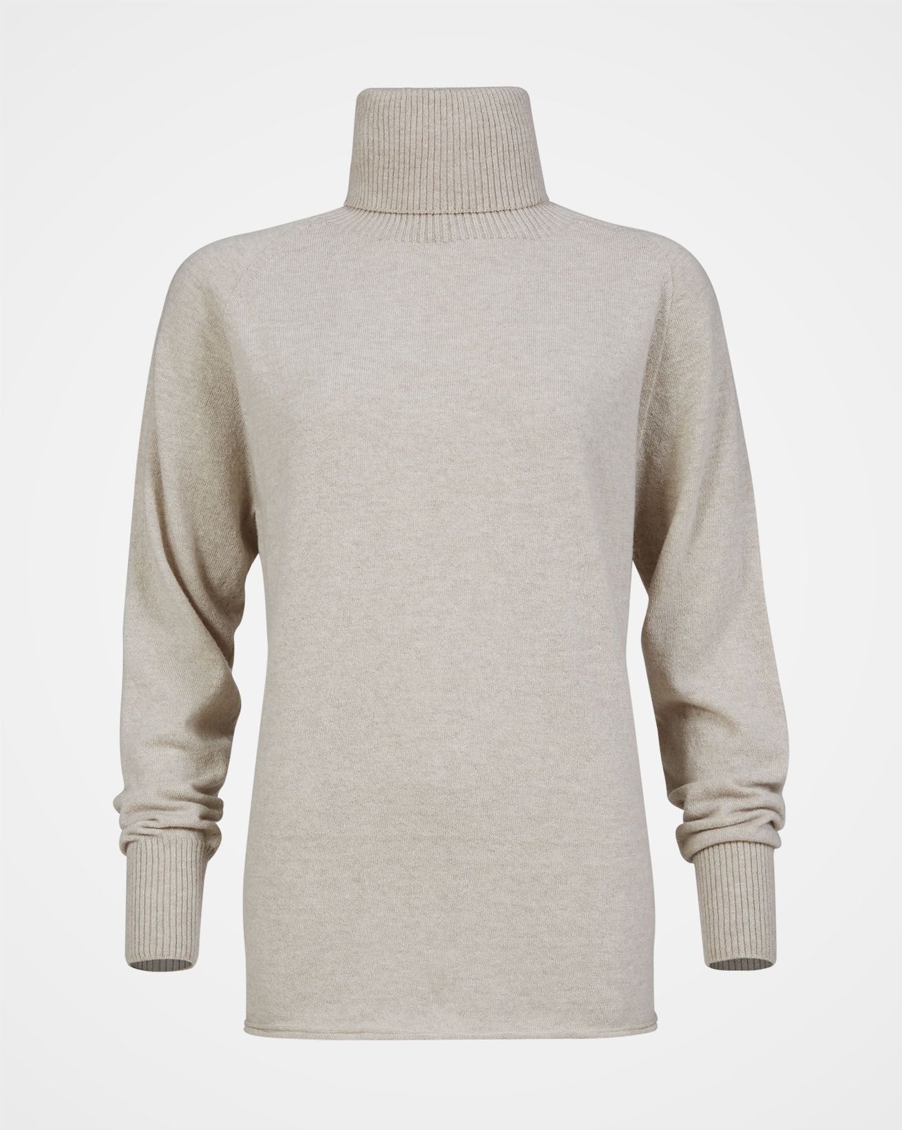 Geelong Slouch Roll Neck / Oatmeal / XL
