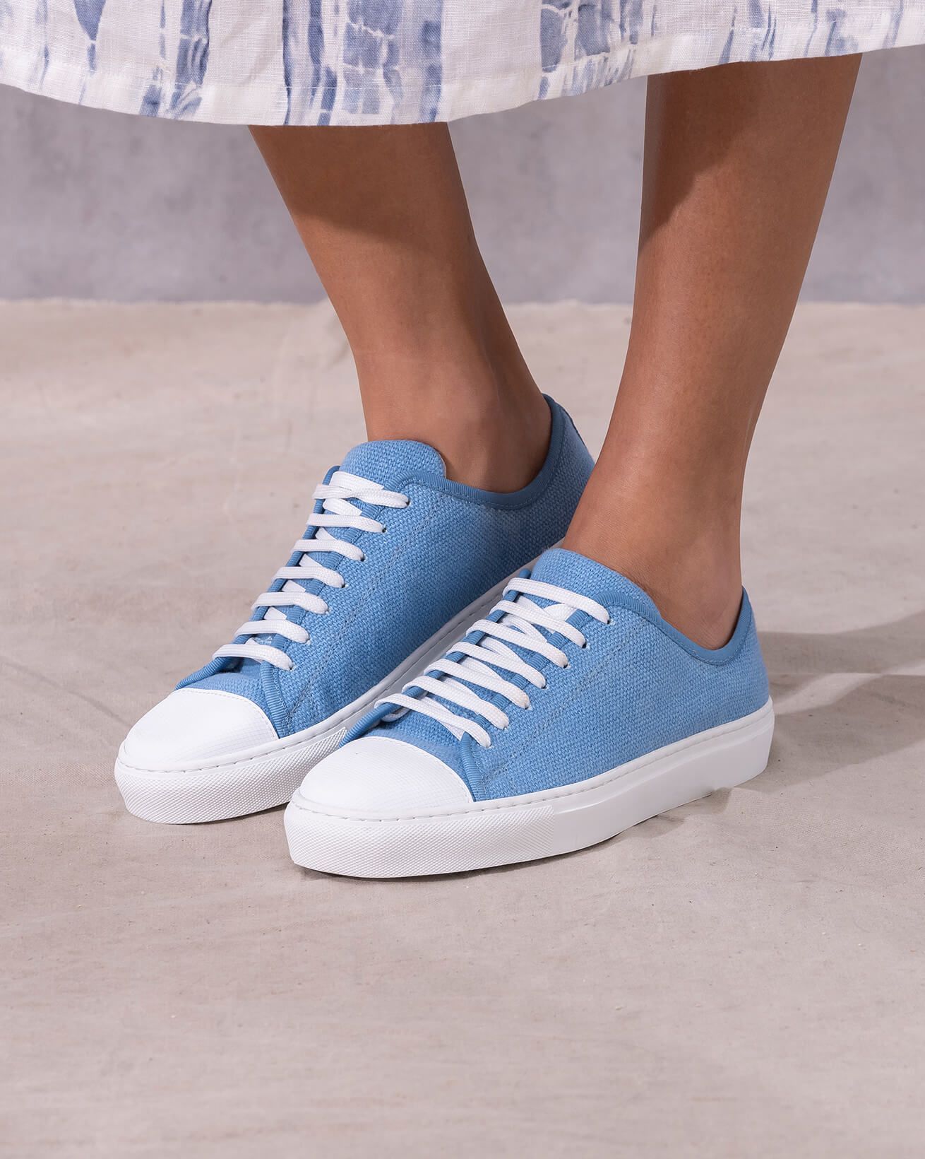 Baskets Basses En Toile