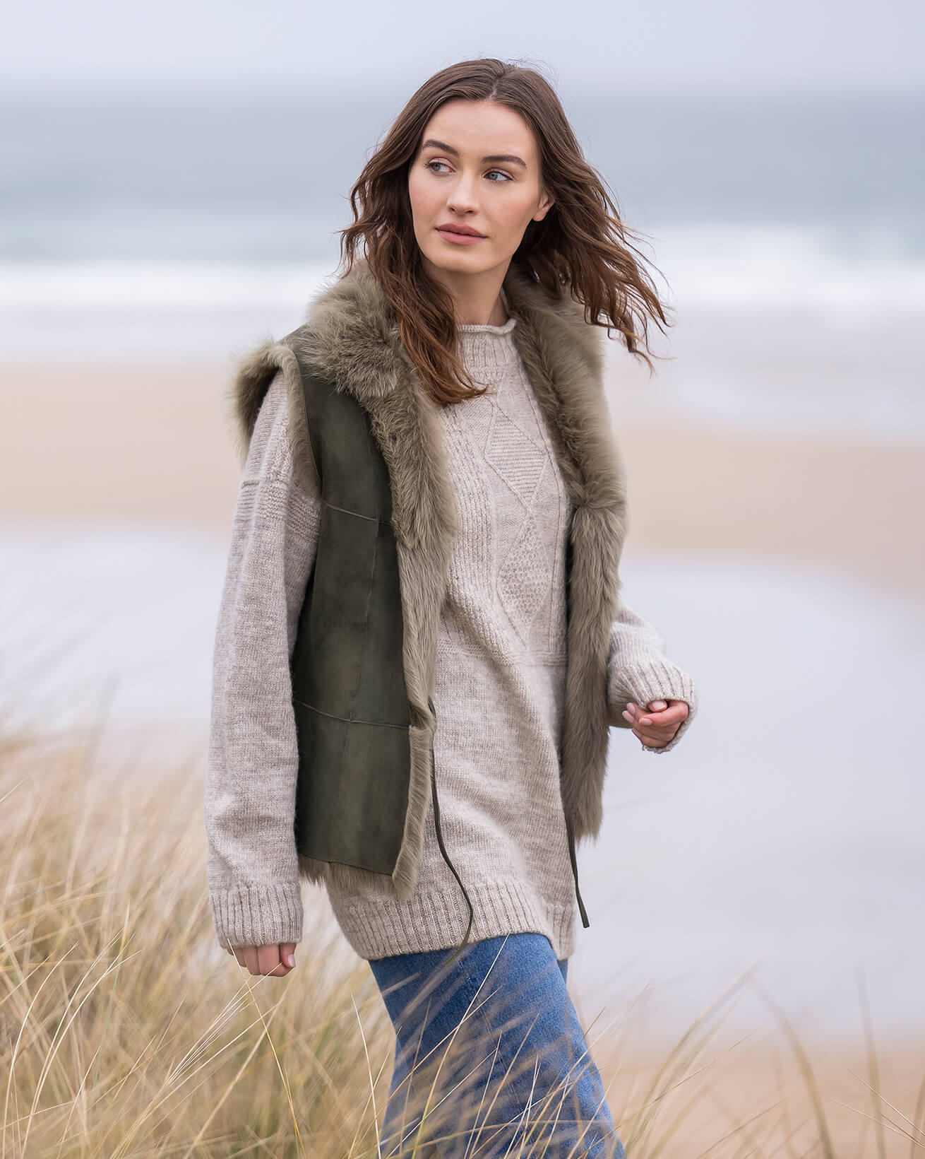 RESALE: Toscana Gilet / Olive / 14