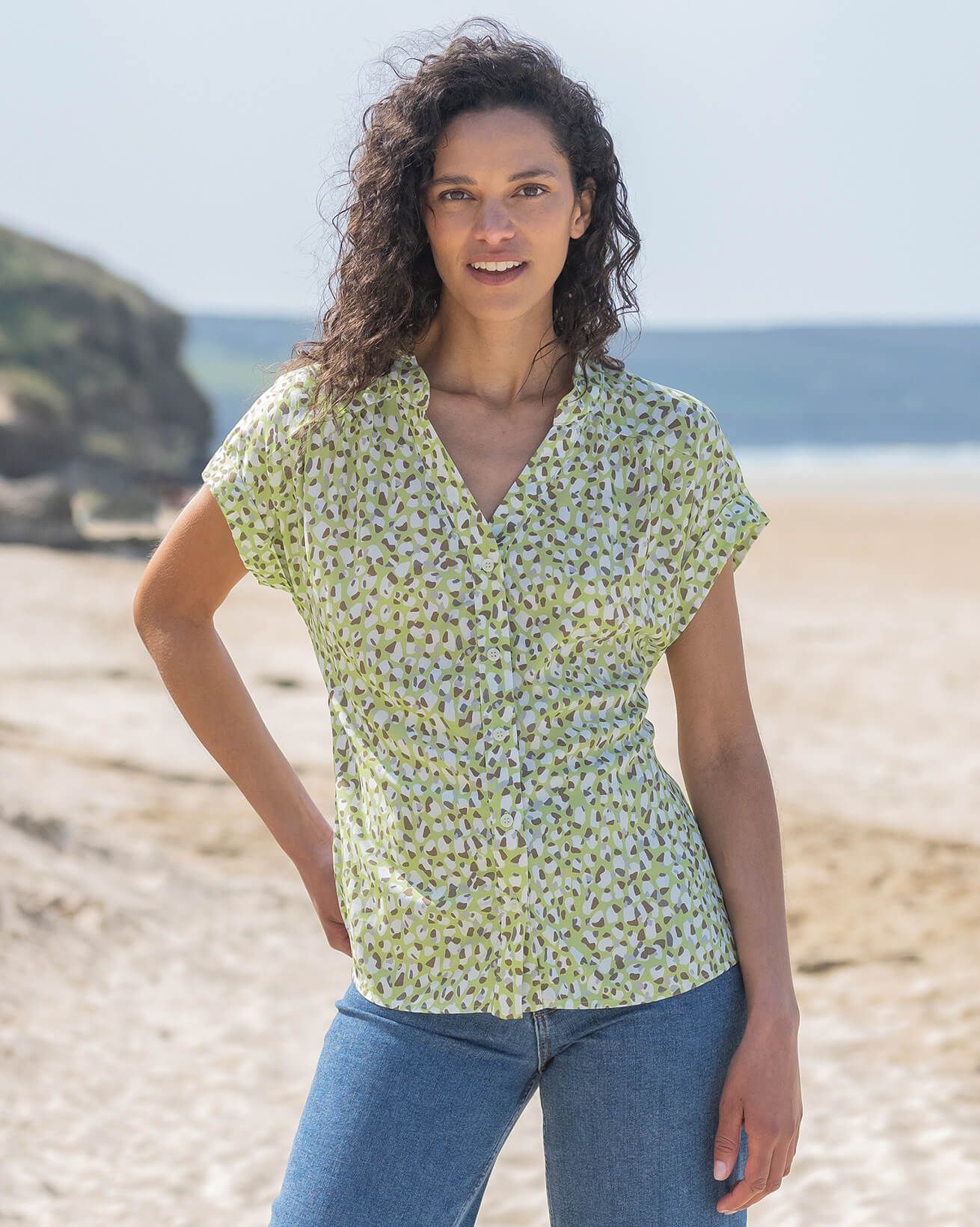 Button Through Blouse