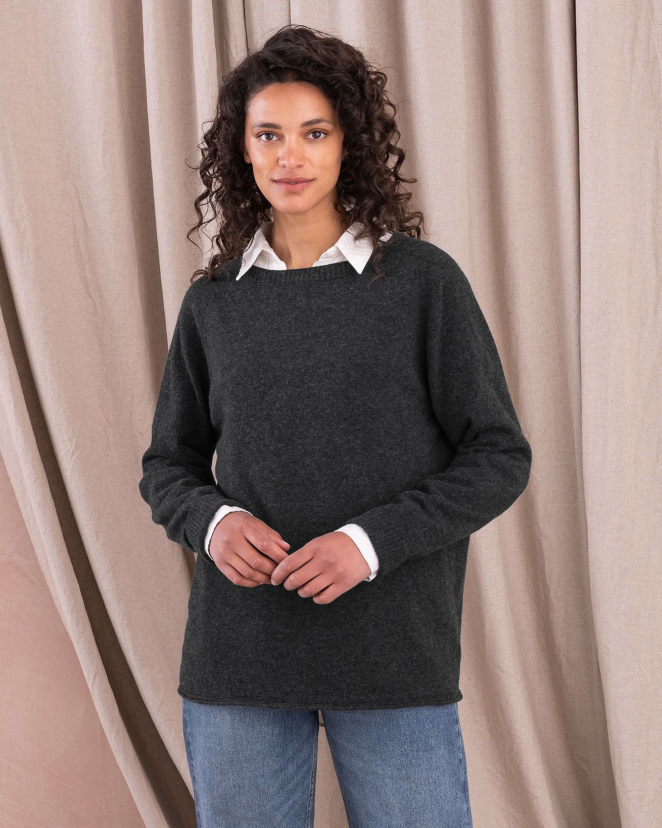 Supersoft Slouch Crew Neck Sweater