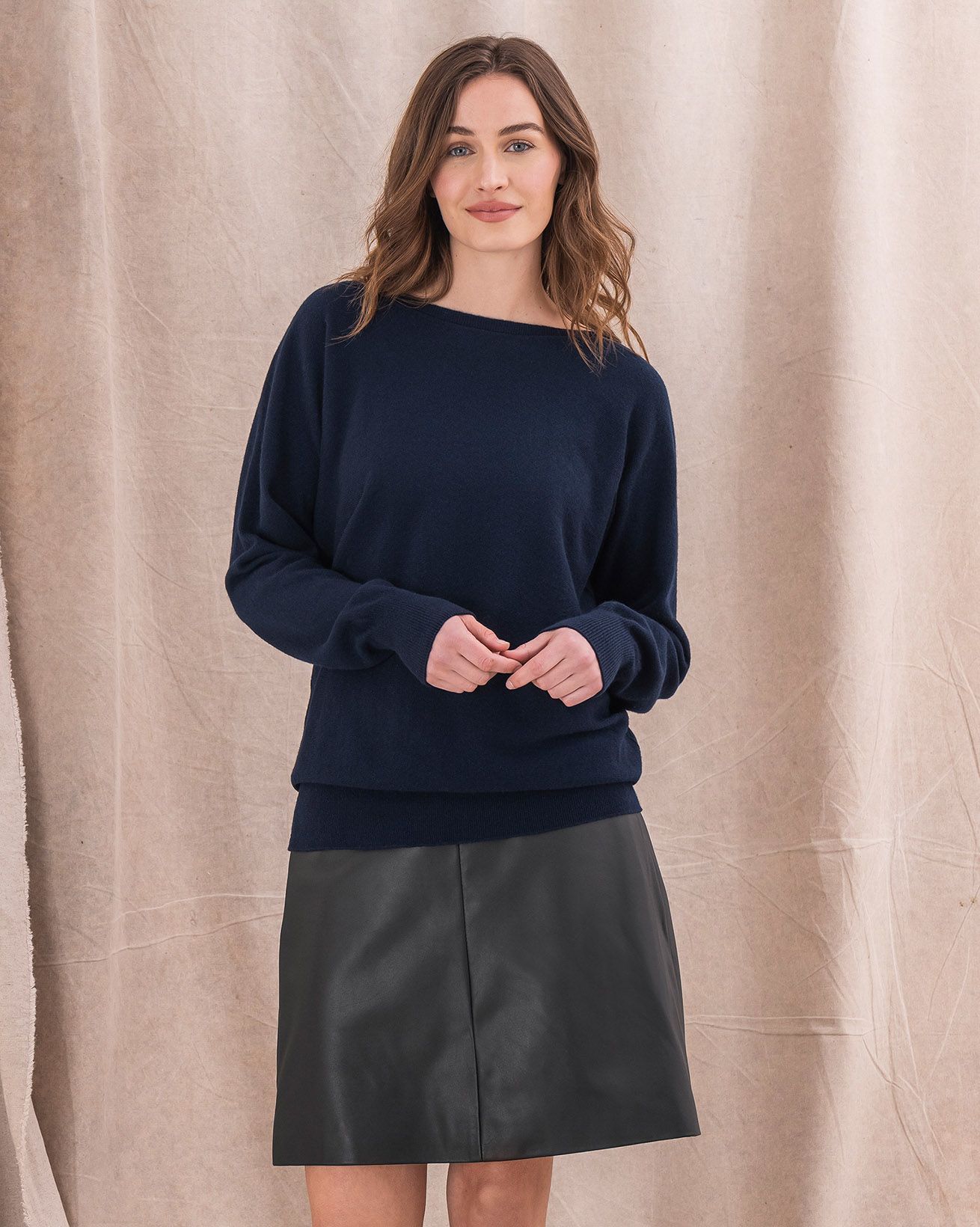 Supersoft Slash Neck Sweater