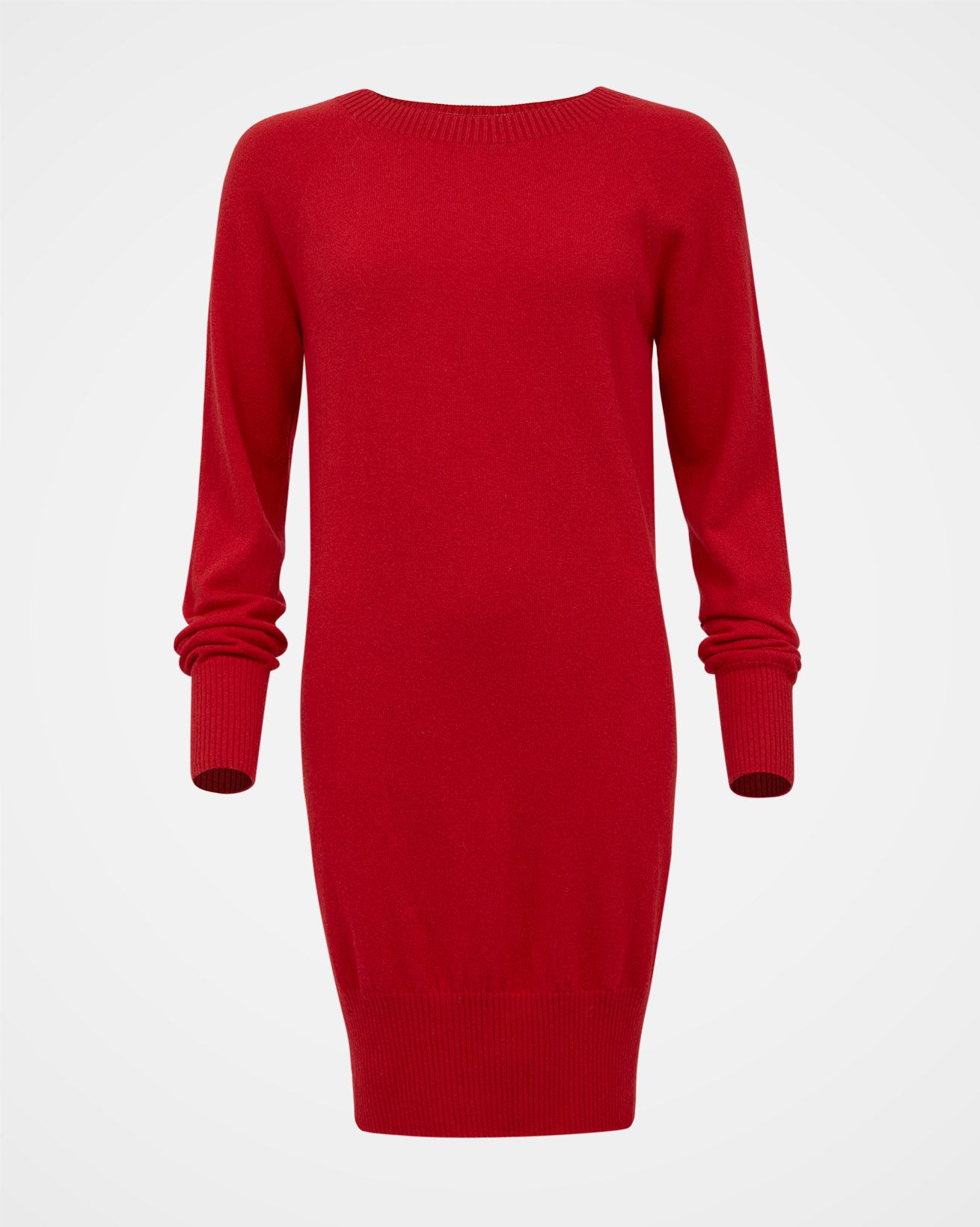 Supersoft Slouch Dress / Pillarbox Red / M
