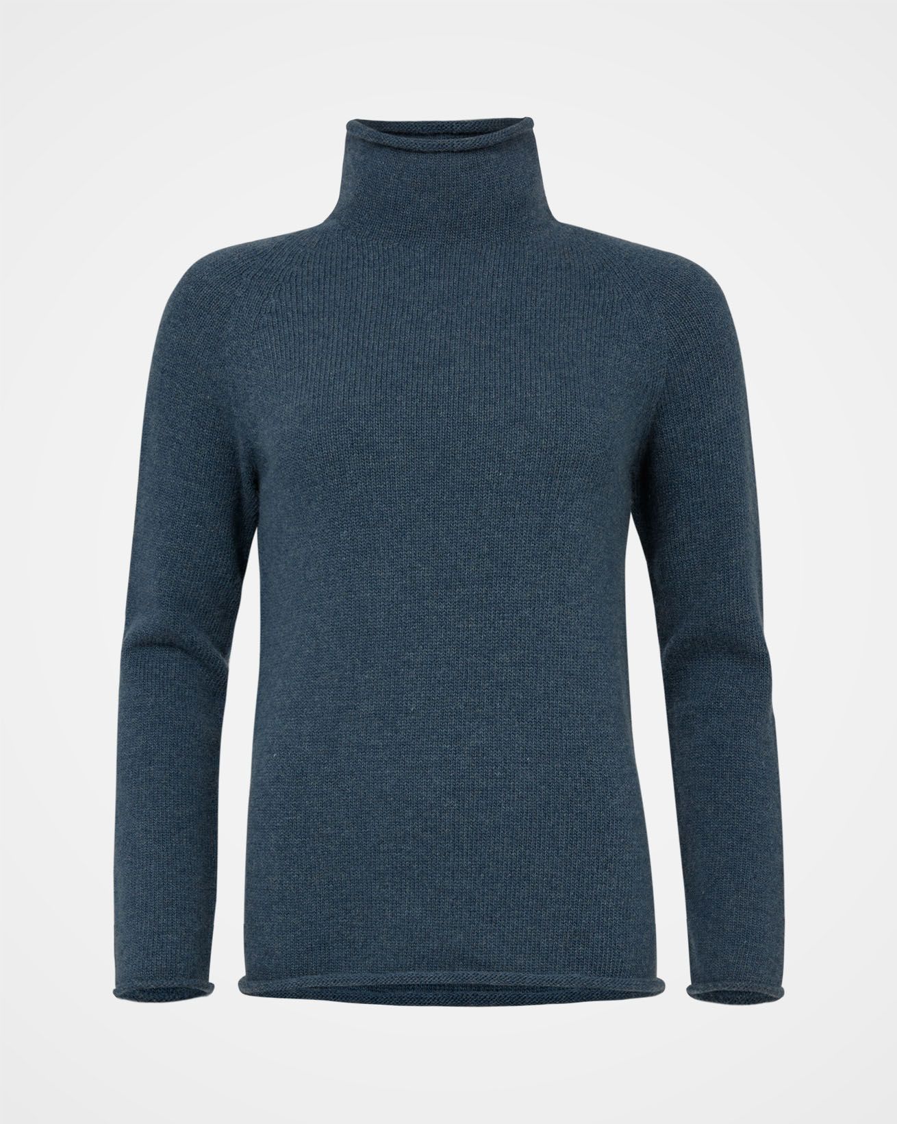 Funnel Neck Jumper / Indigo / S