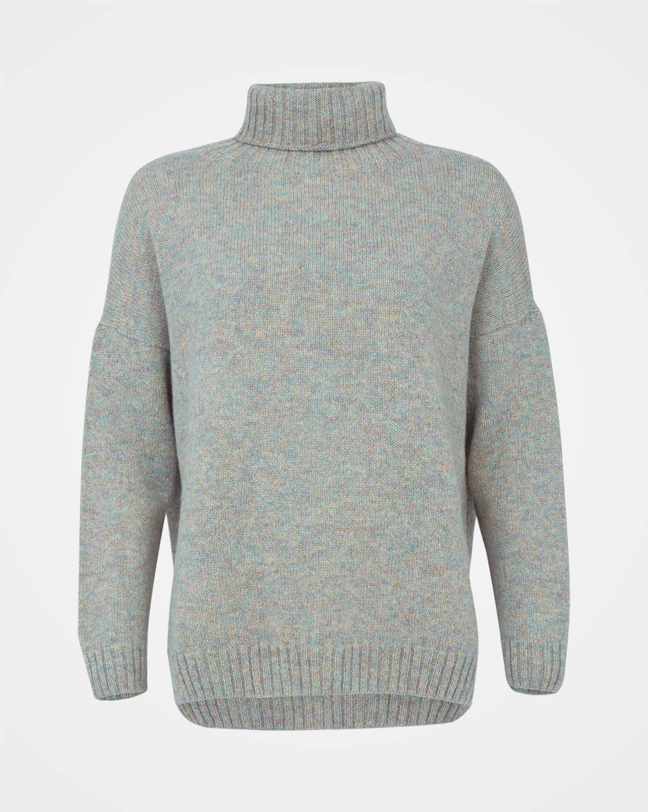 Slouch Roll Neck Jumper / Opal / XS