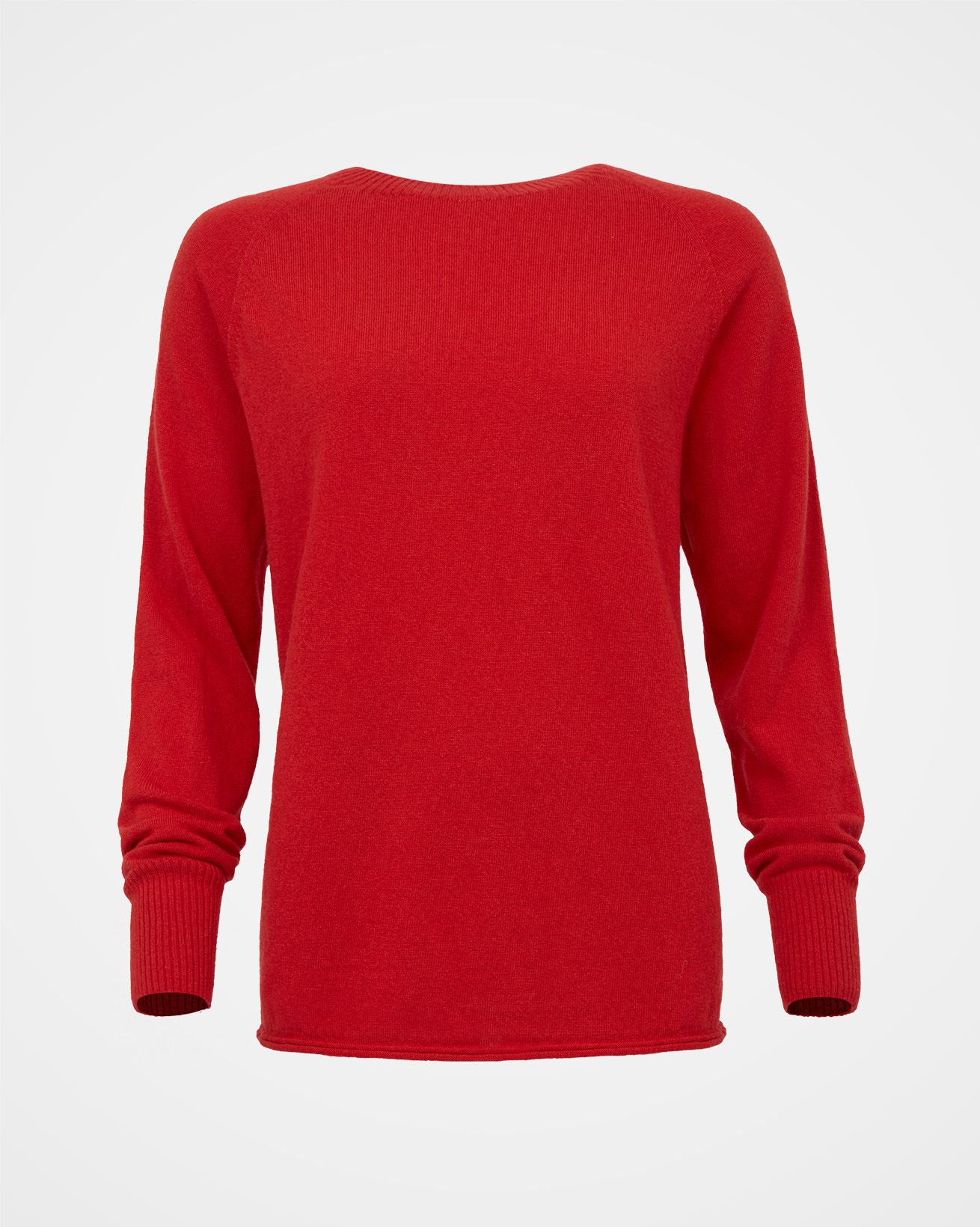 Geelong Slouch Crew Neck Jumper / Pillarbox Red / S