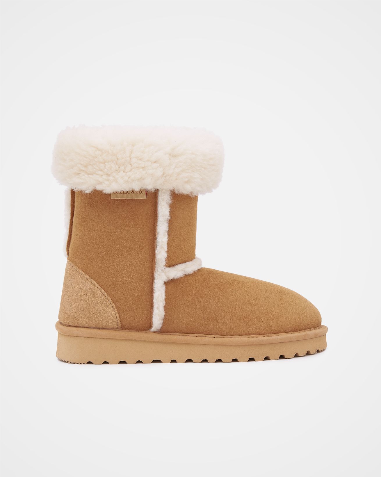 Rustic Sheepskin Boots