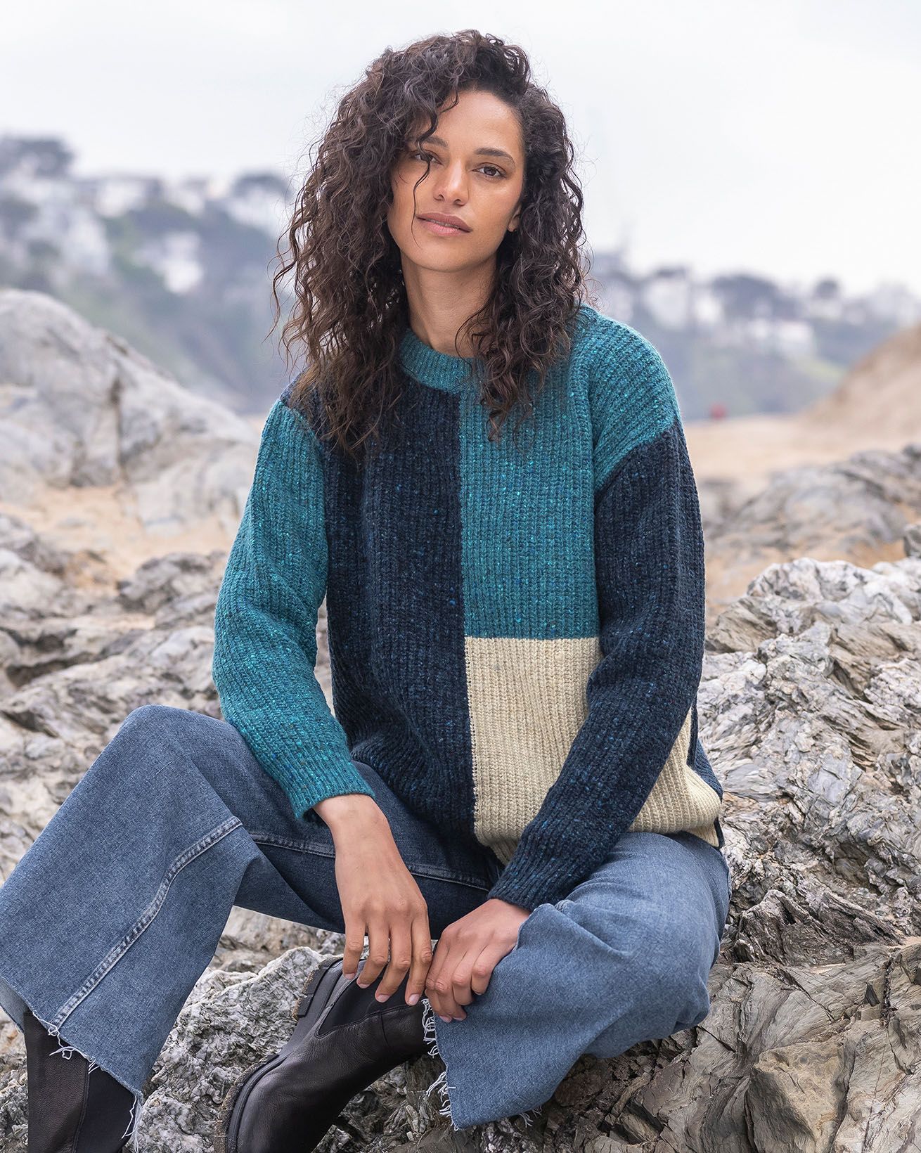 Donegal Colourblock Sweater