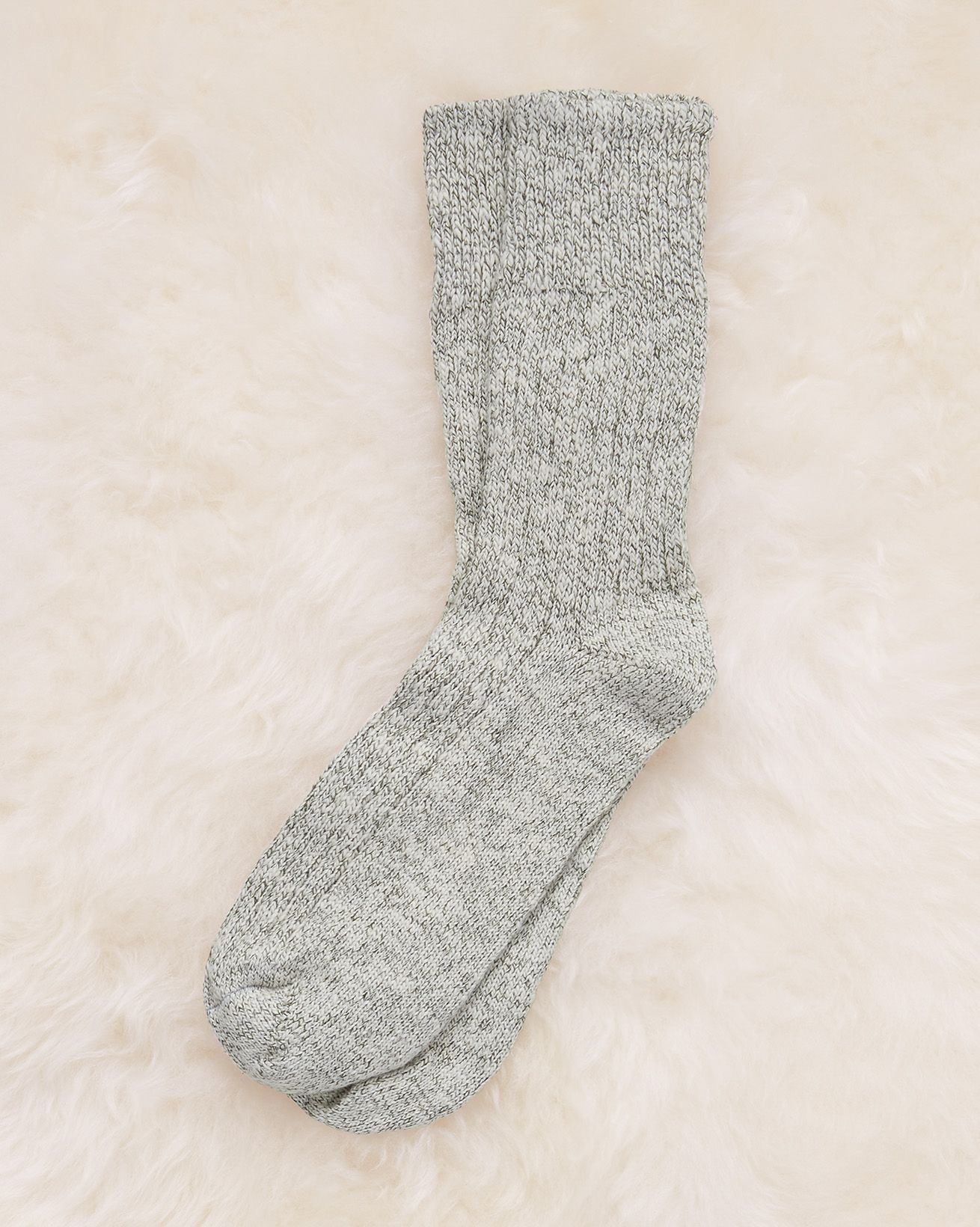 Women's Cotton Yarn Twist Rib Socks
