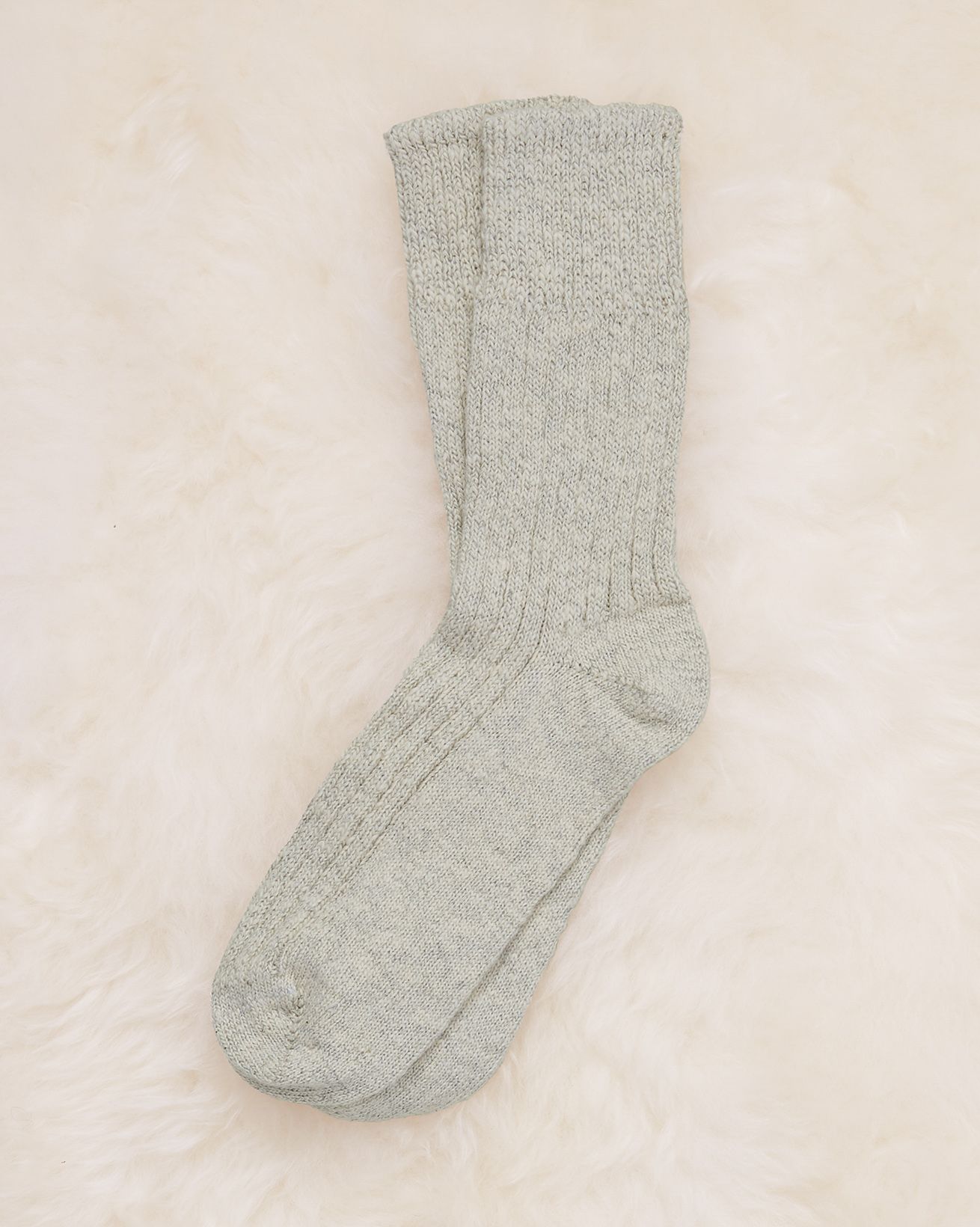 Women's Cotton Yarn Twist Rib Socks