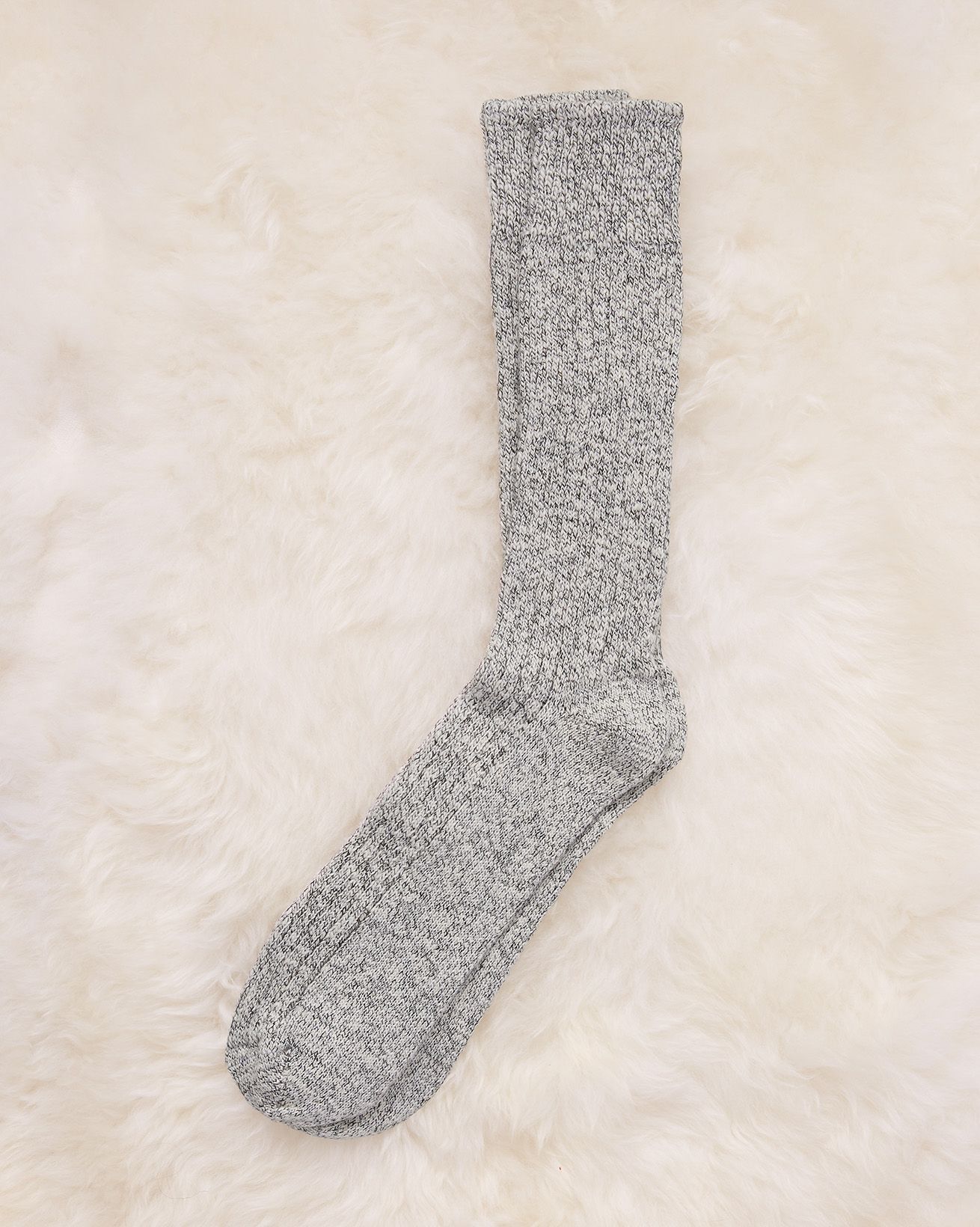 Men's Cotton Yarn Twist Rib Socks