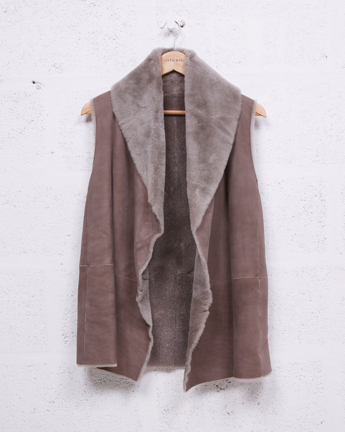 Sheepskin Gilet / Tanner's Brown / 10  