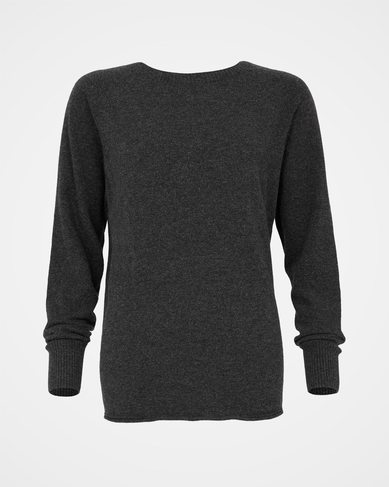 Geelong Slouch Crew Neck Jumper / Charcoal / S