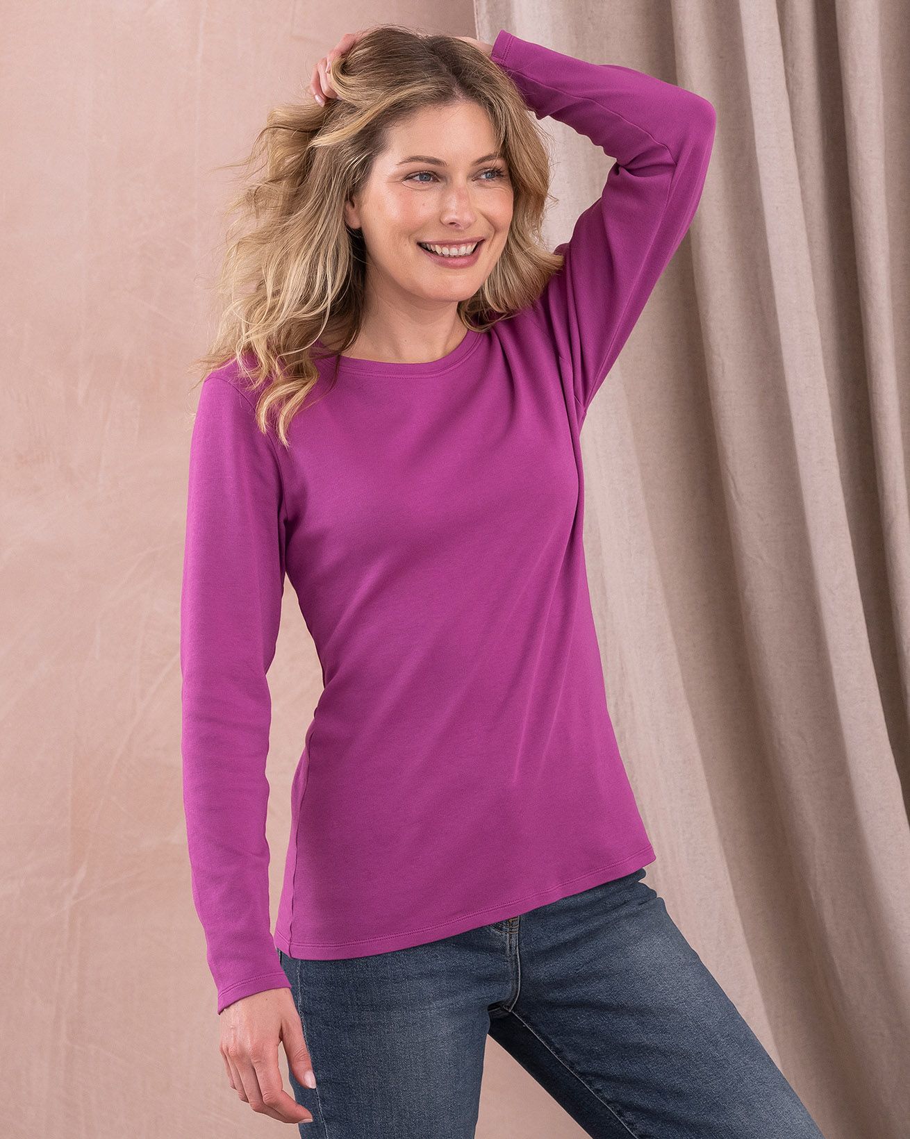 Organic Cotton Long Sleeve T Shirt