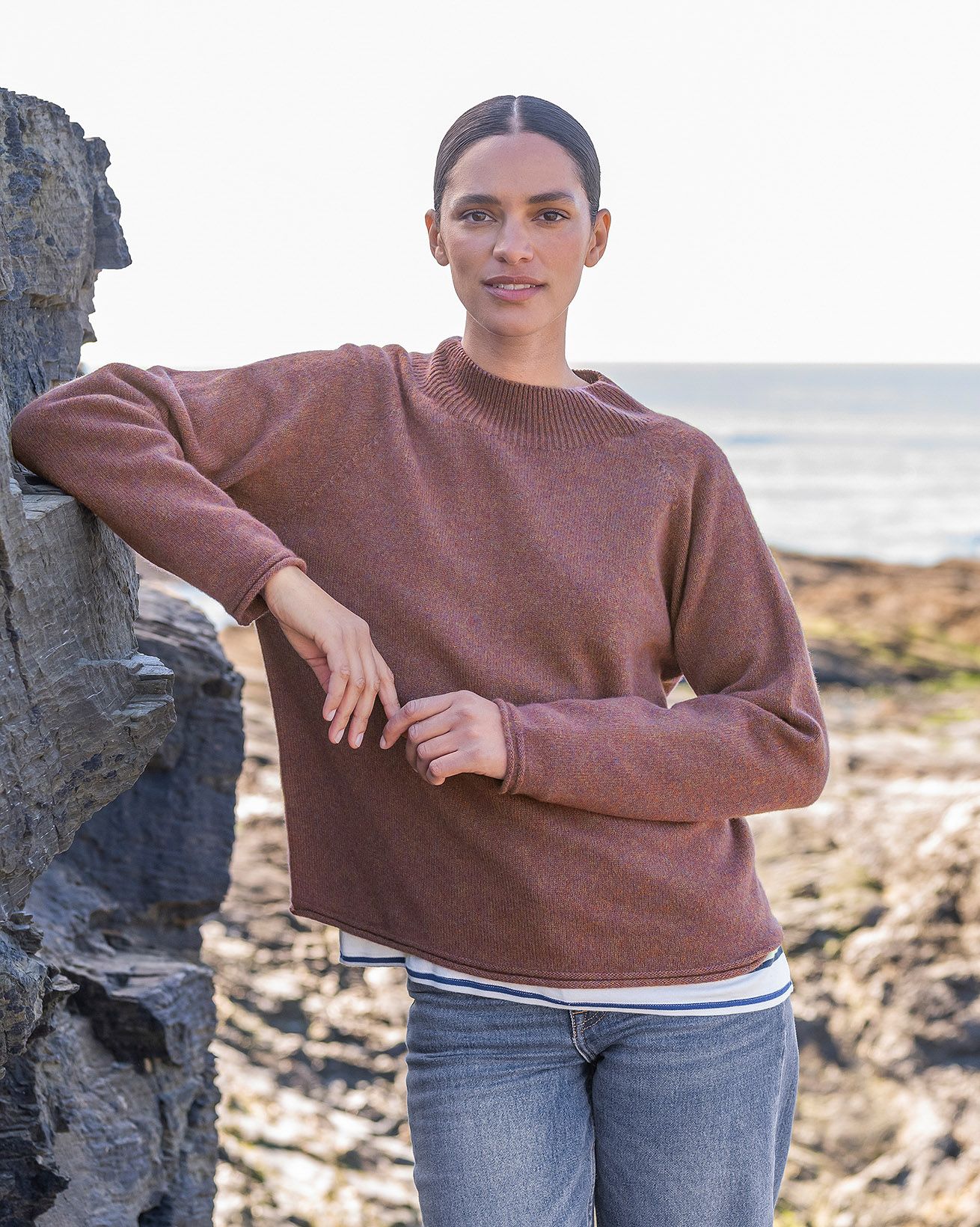 Grown On Funnel Neck Jumper