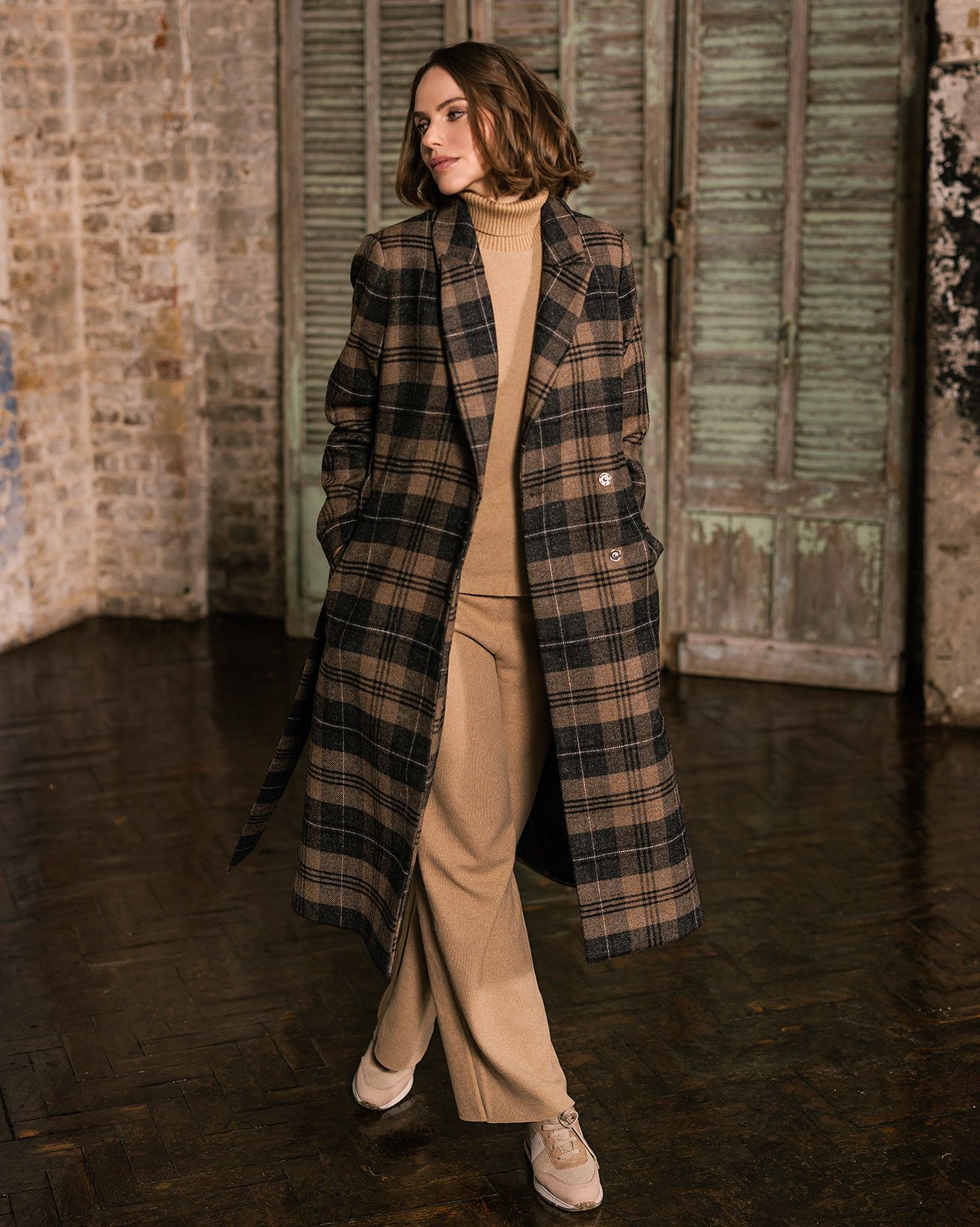 Wool Wrap Coat