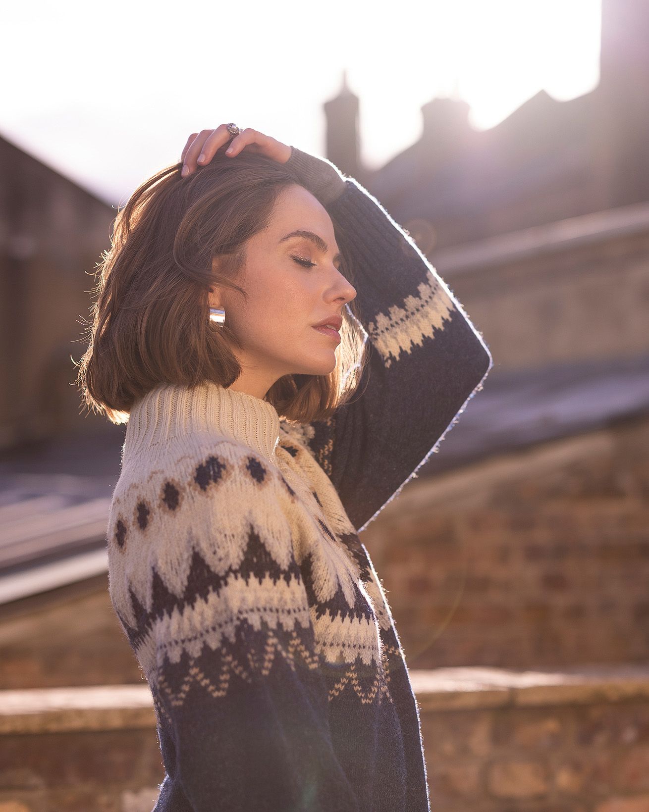 Pull À Motifs De Losanges Fair Isle