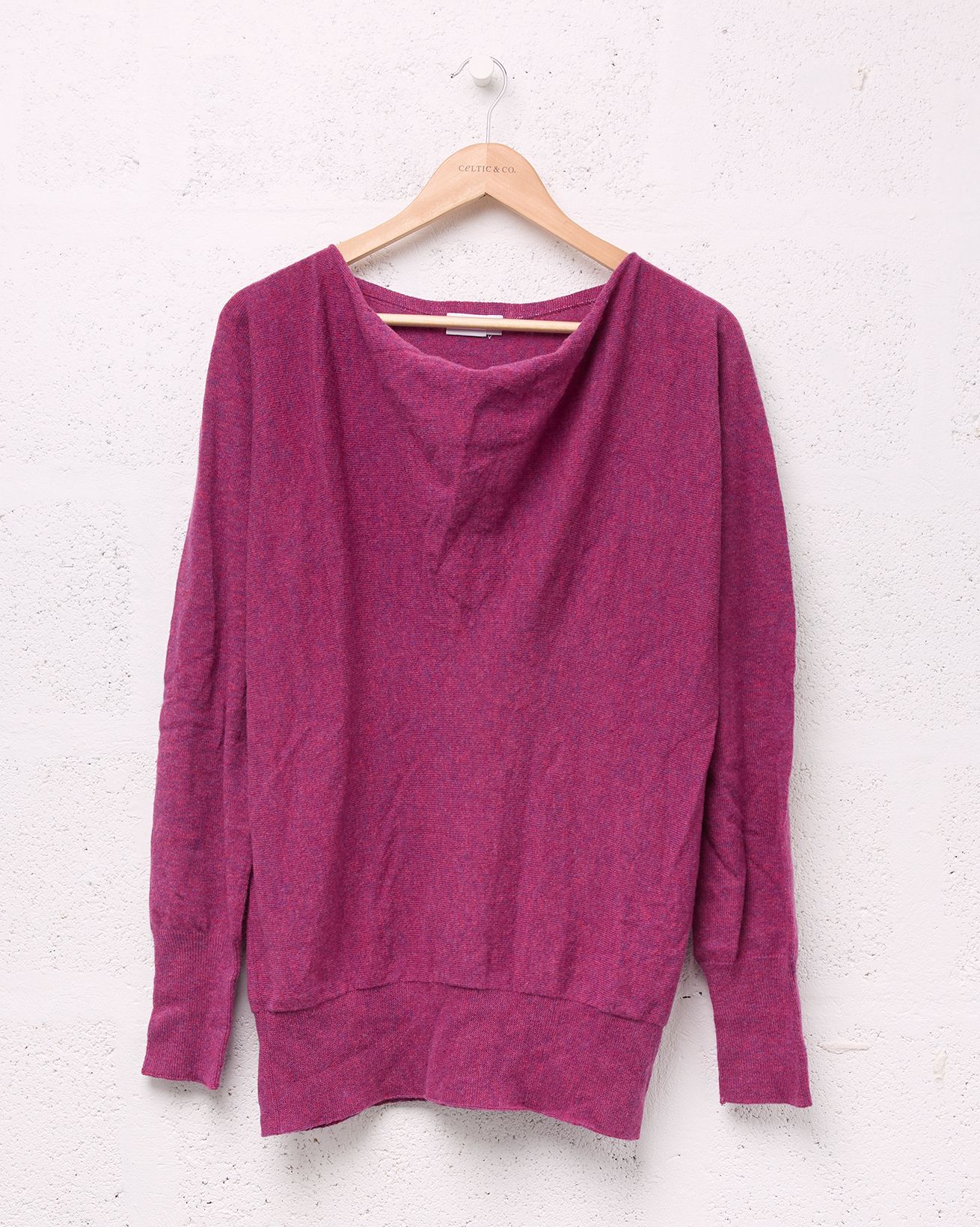 Soft Cowl Jumper / Anemone / S