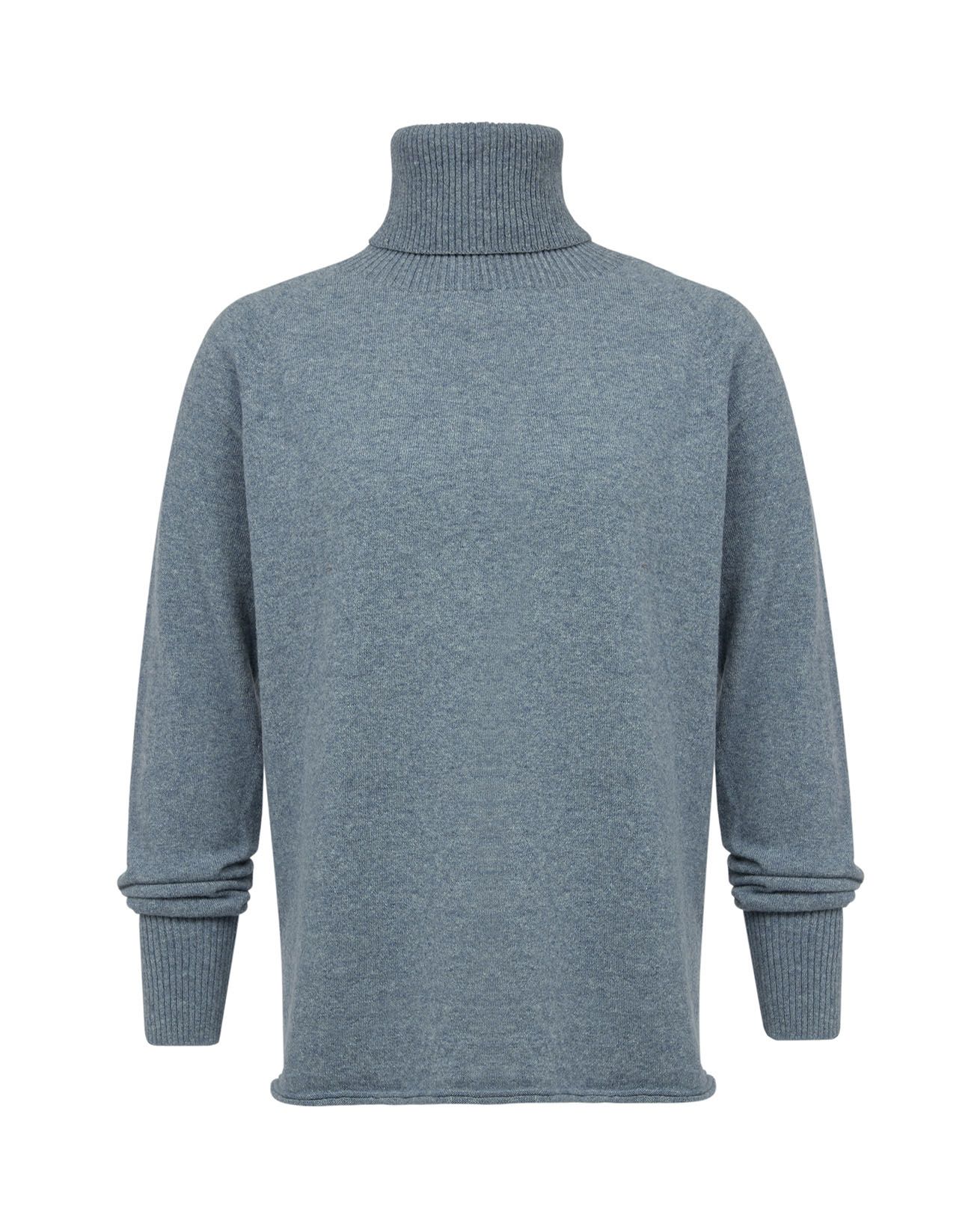 Geelong Slouch Roll Neck / Skylight / XL